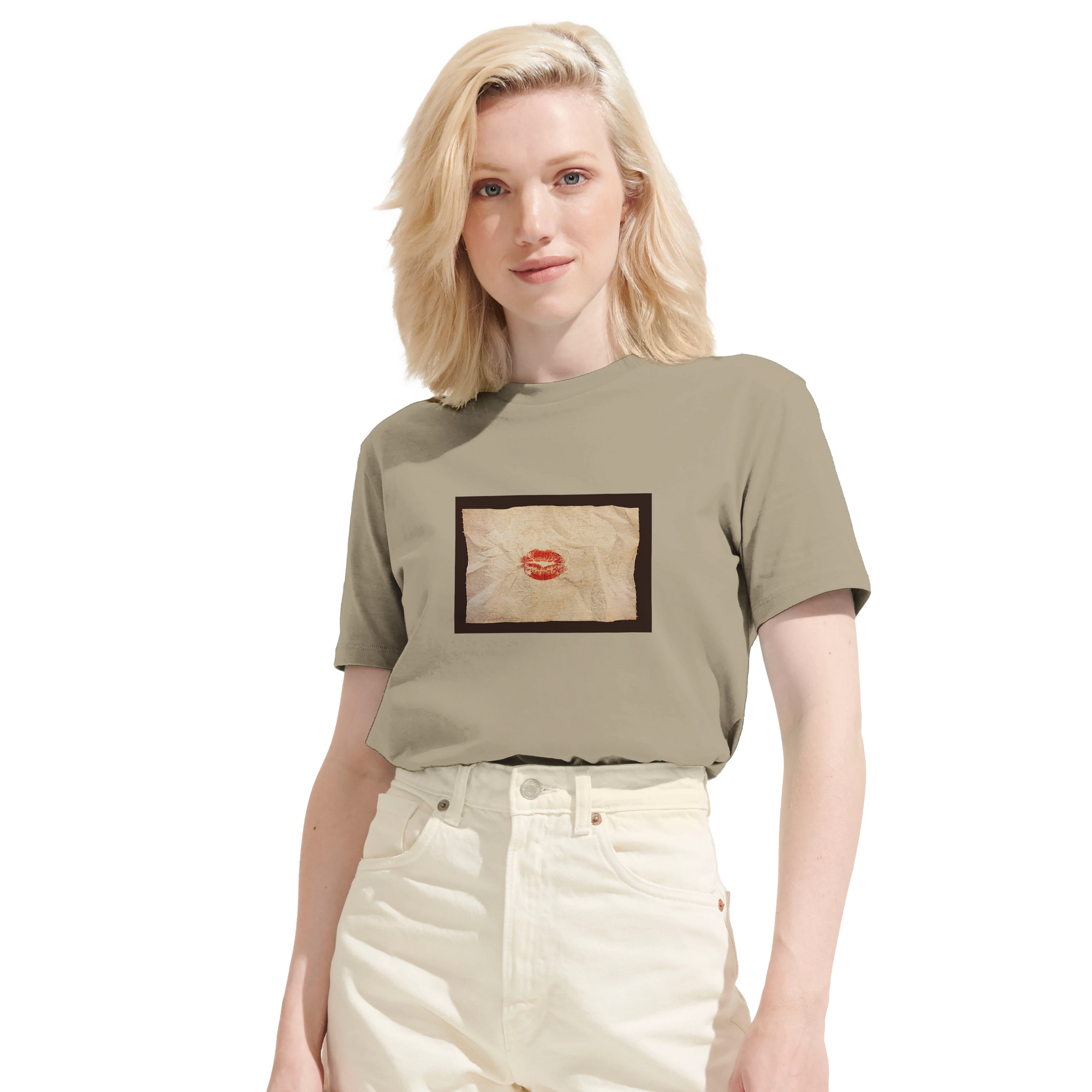 Lucky - "Kiss my Ass" T-shirt Khaki 6