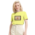 Lucky - "Kiss my Ass" T-shirt Light Yellow 6