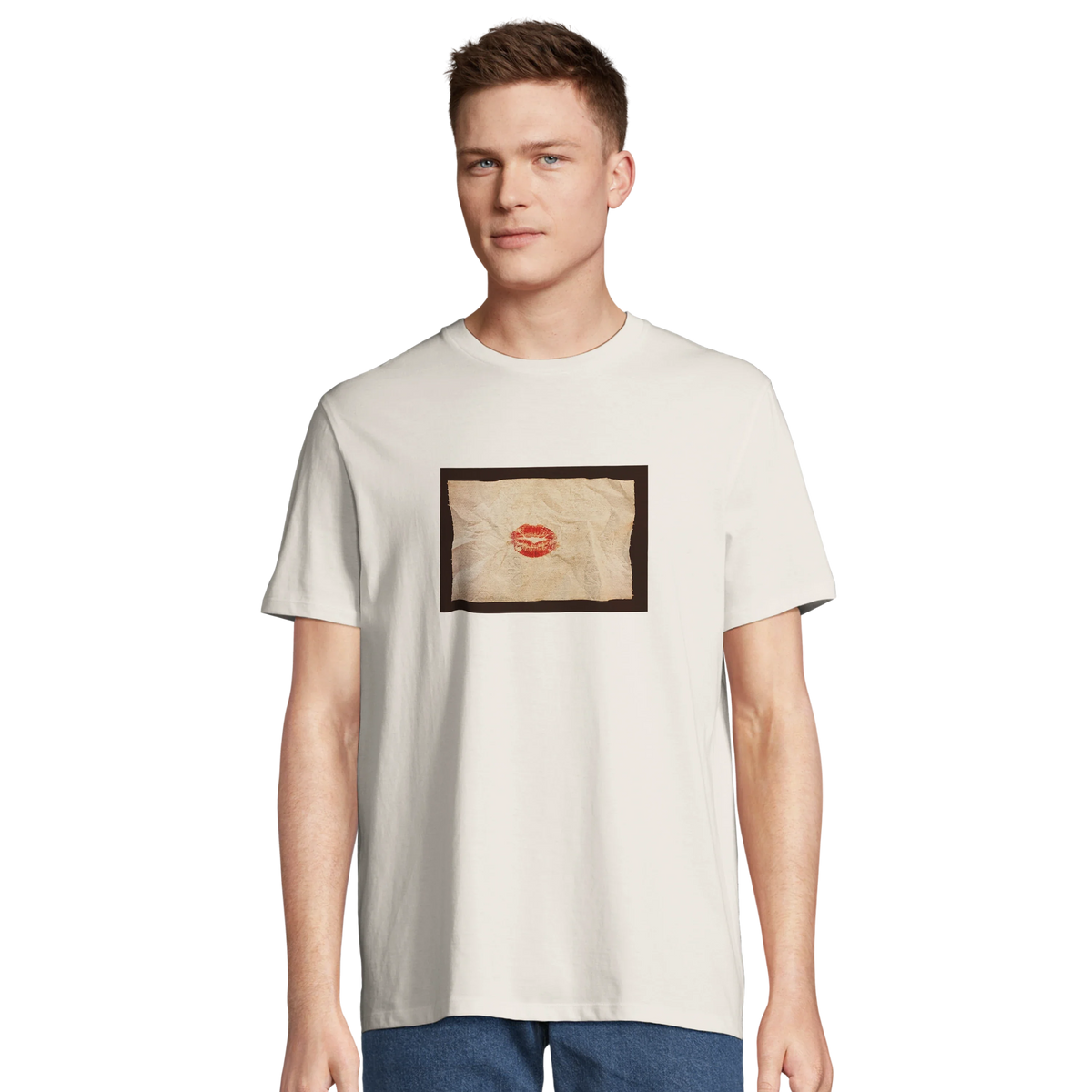 Lucky - "Kiss my Ass" T-shirt Off White 4