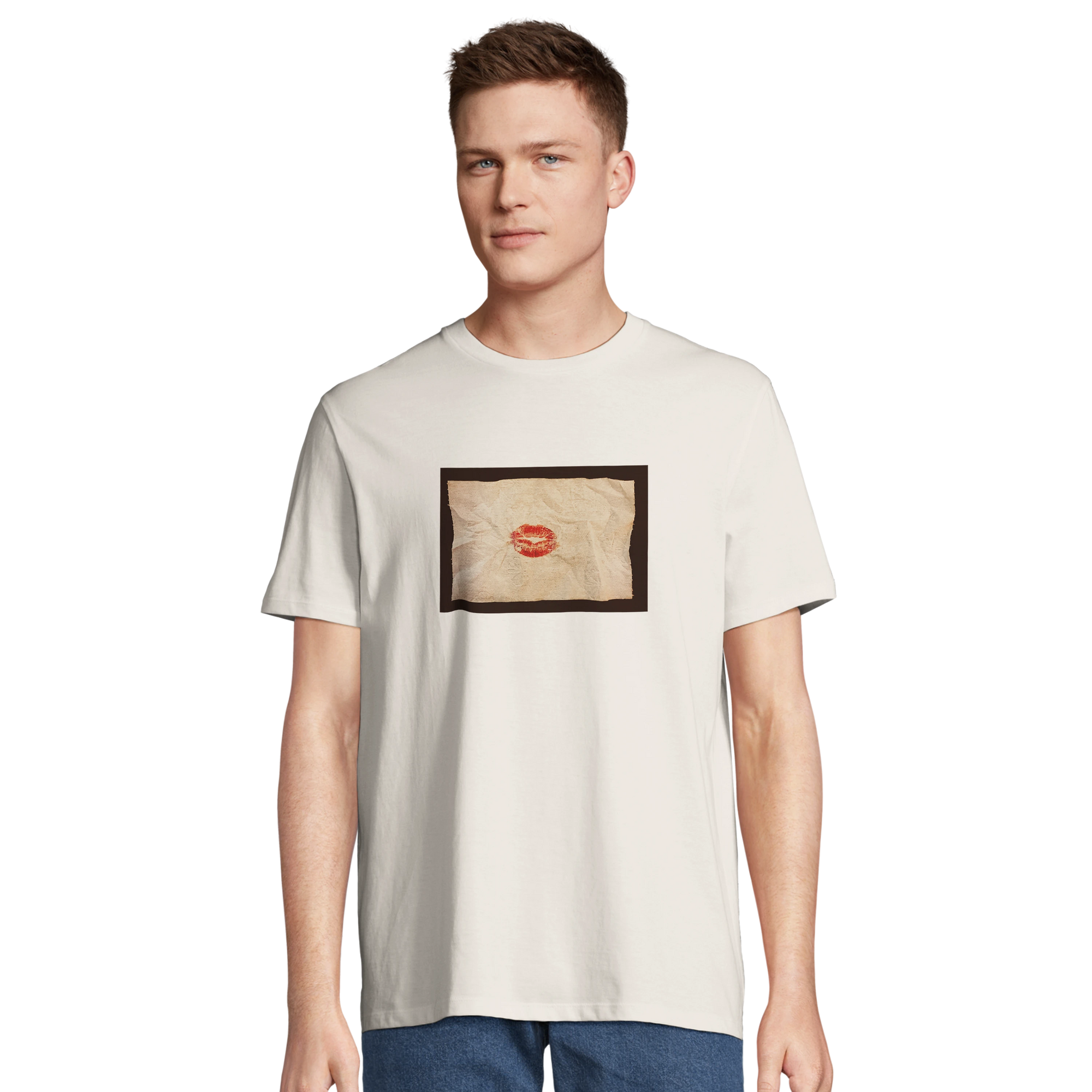 Lucky - "Kiss my Ass" T-shirt Off White 4