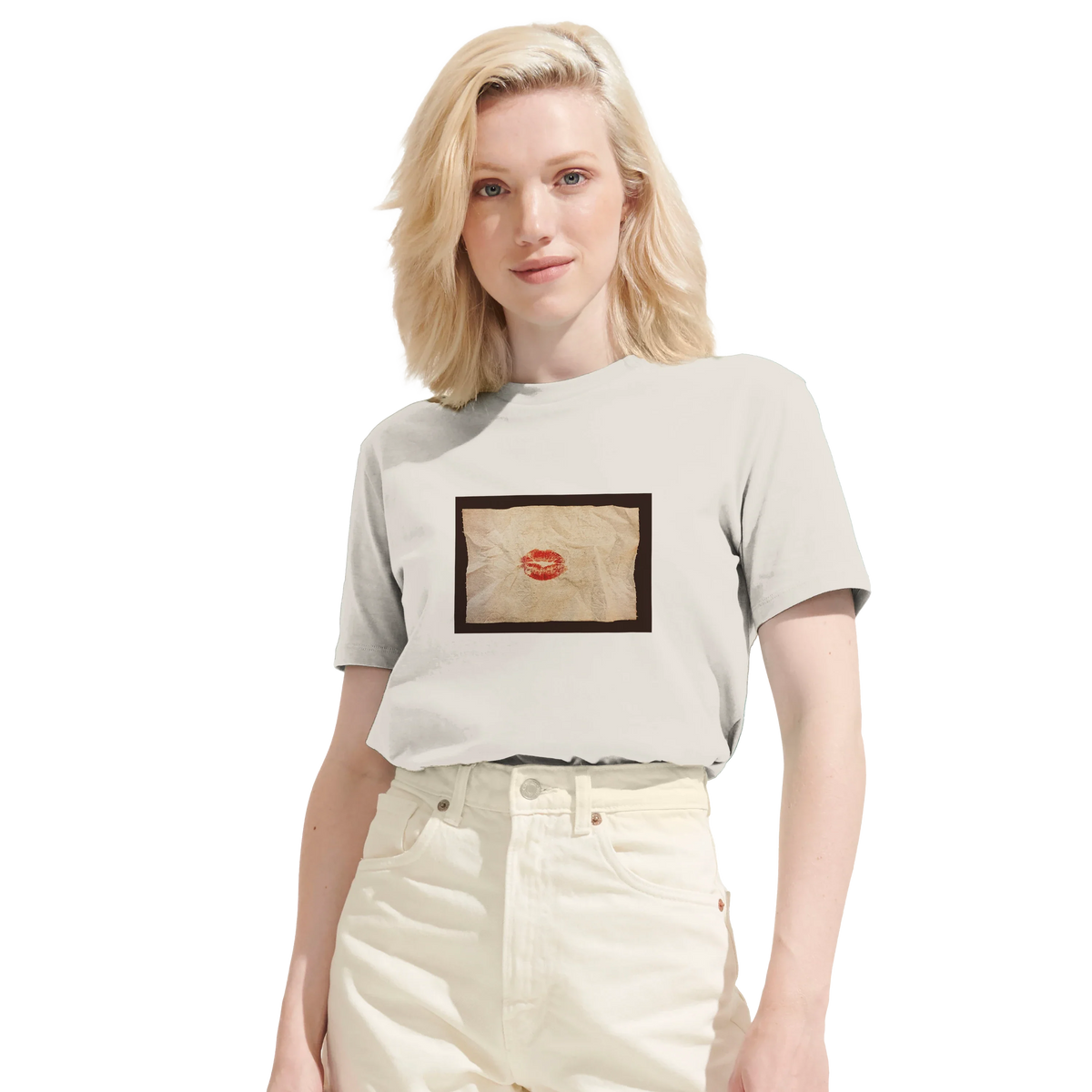 Lucky - "Kiss my Ass" T-shirt Off White 6