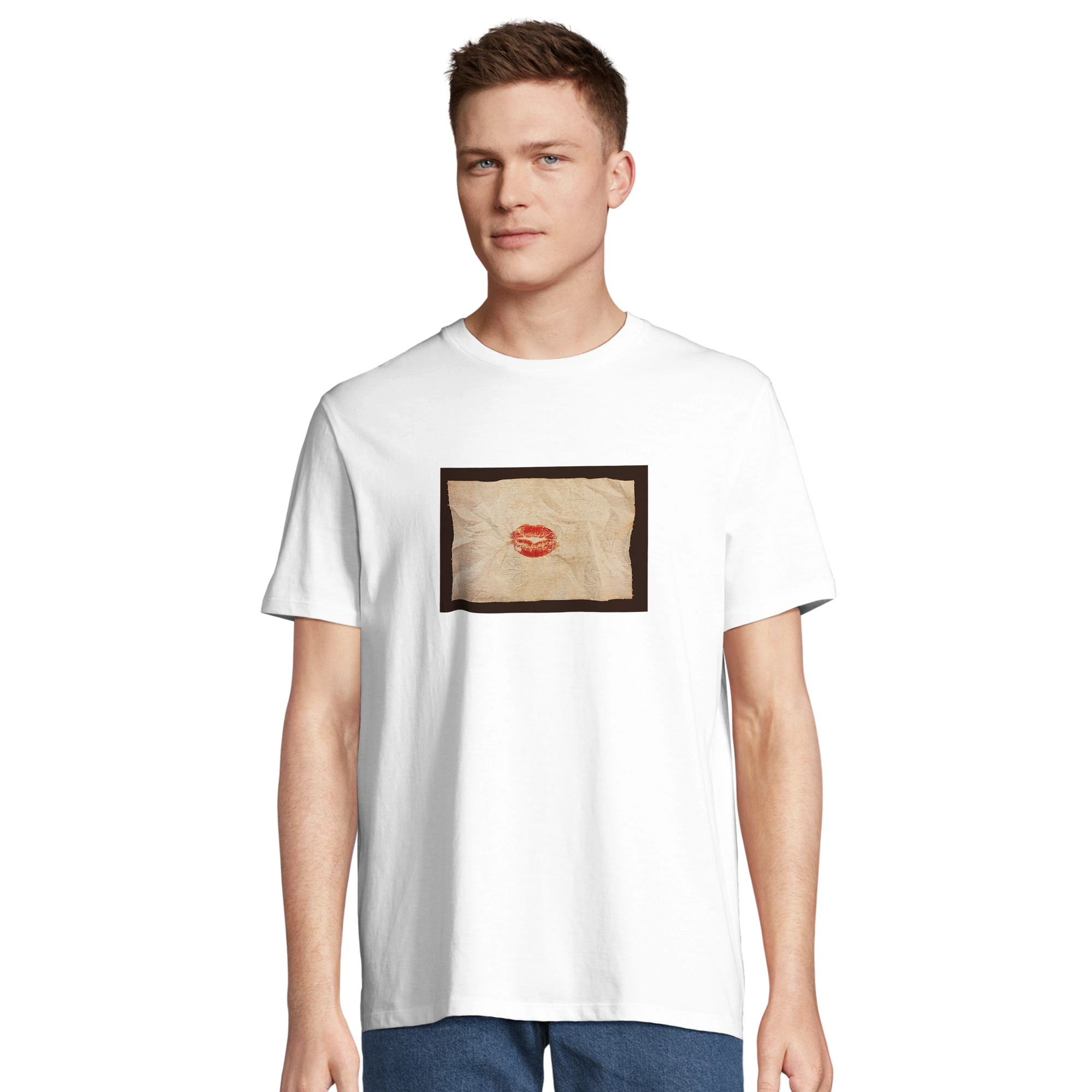 Lucky - "Kiss my Ass" T-shirt White 4