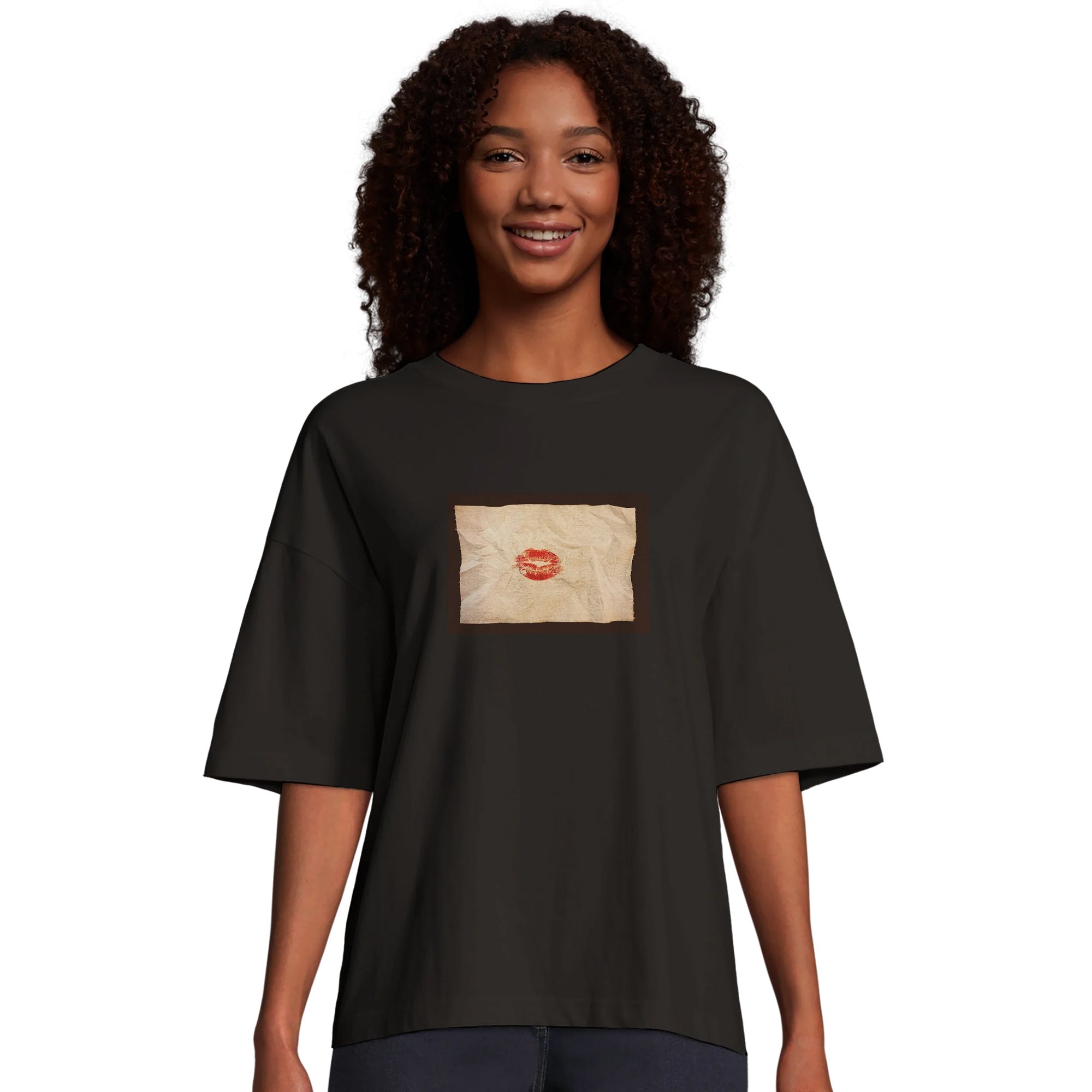 Lucky - "Kiss my Ass" T-shirt Deep Black 4
