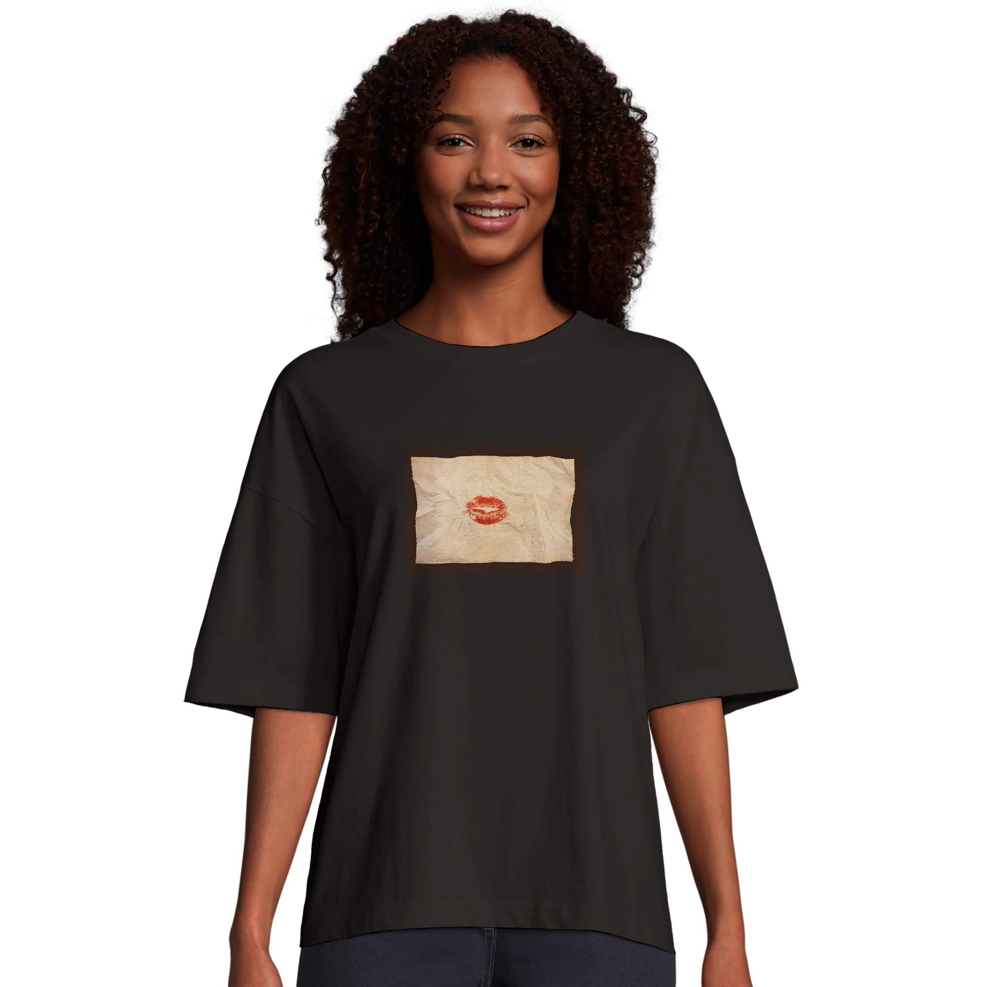 Lucky - "Kiss my Ass" T-shirt Deep Black 4