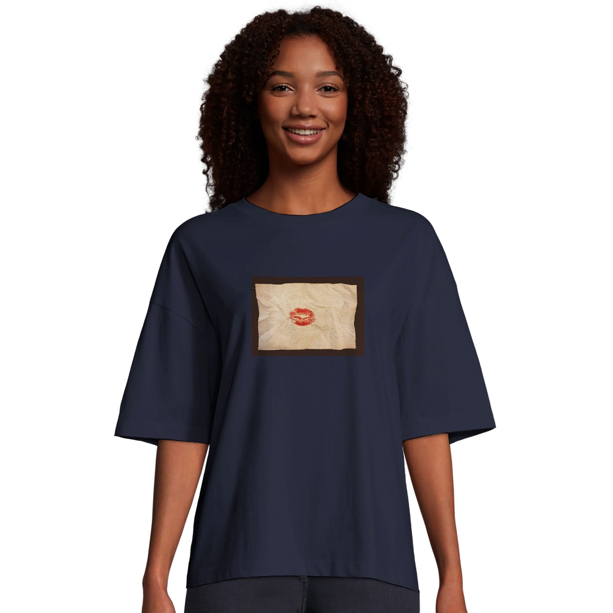 Lucky - "Kiss my Ass" T-shirt French Navy 4