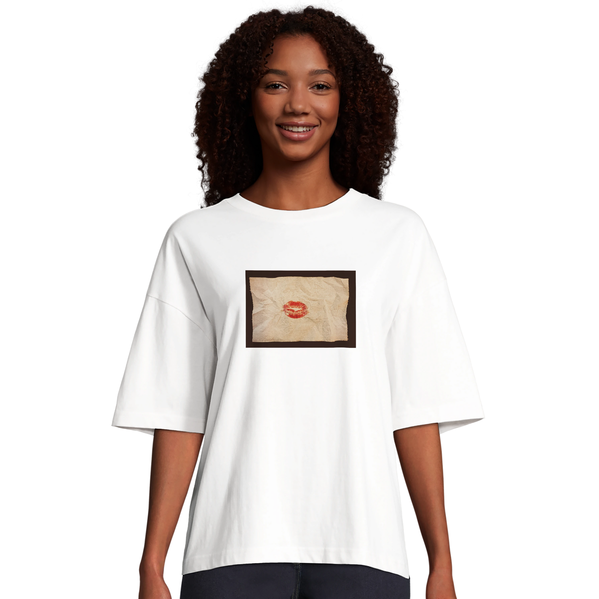 Lucky - "Kiss my Ass" T-shirt White 4