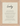 Lucky Word of Intention Framed print 13x18 cm / 5x7″ Wood frame Linen paper