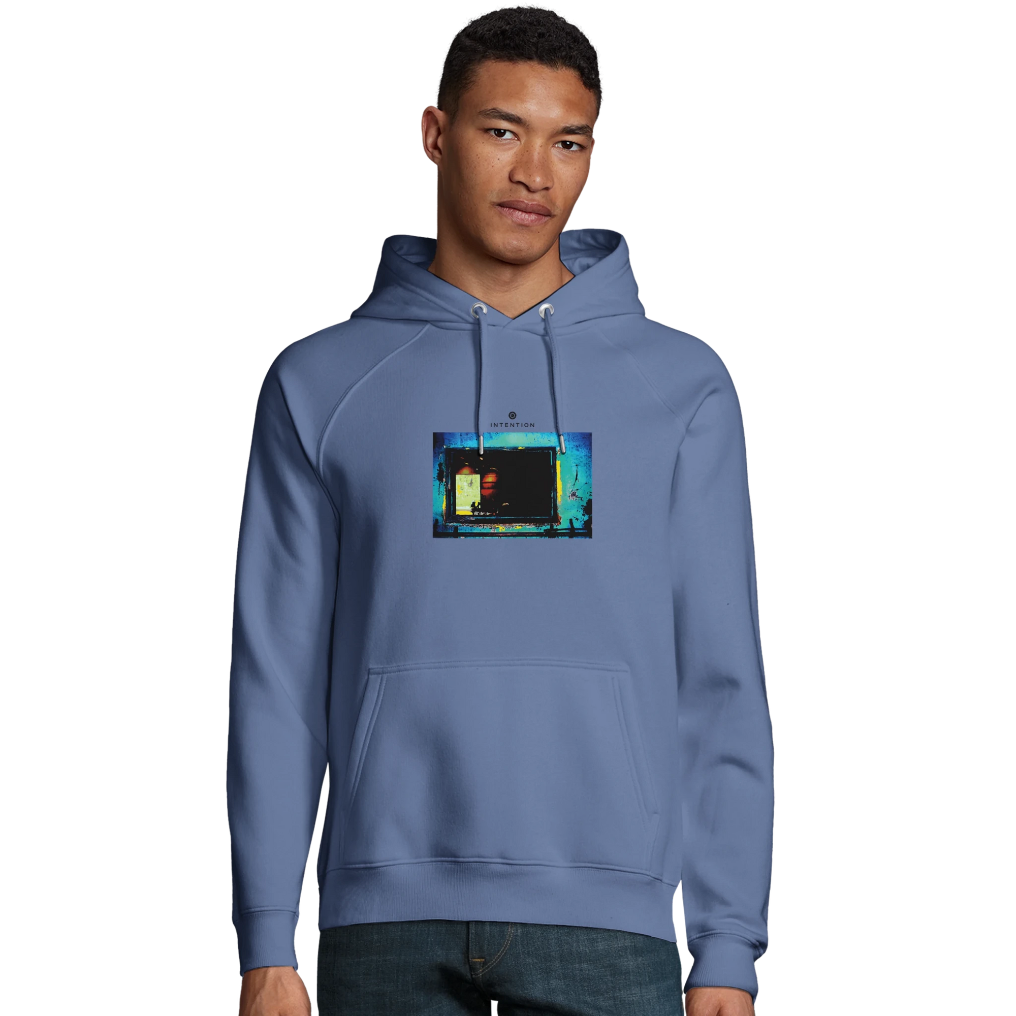 Marvelous - "Web of Colors" Hoodie Blue XS 3