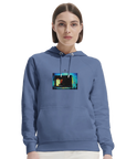 Marvelous - "Web of Colors" Hoodie Blue XS 5