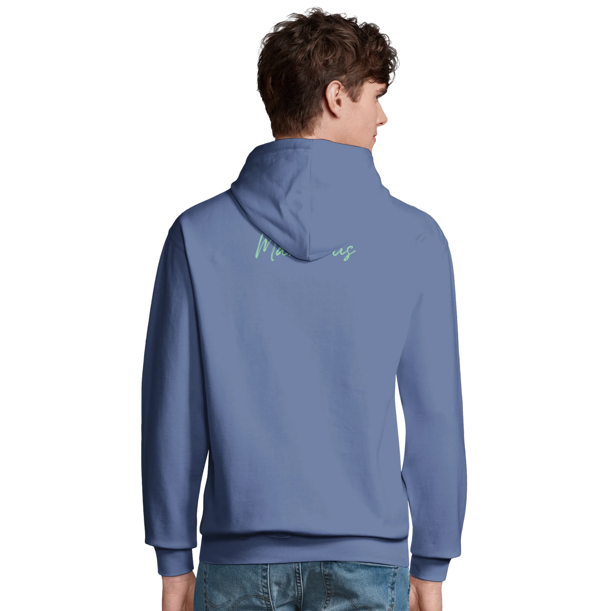 Marvelous - "Web of Colors" Hoodie Blue XS 4