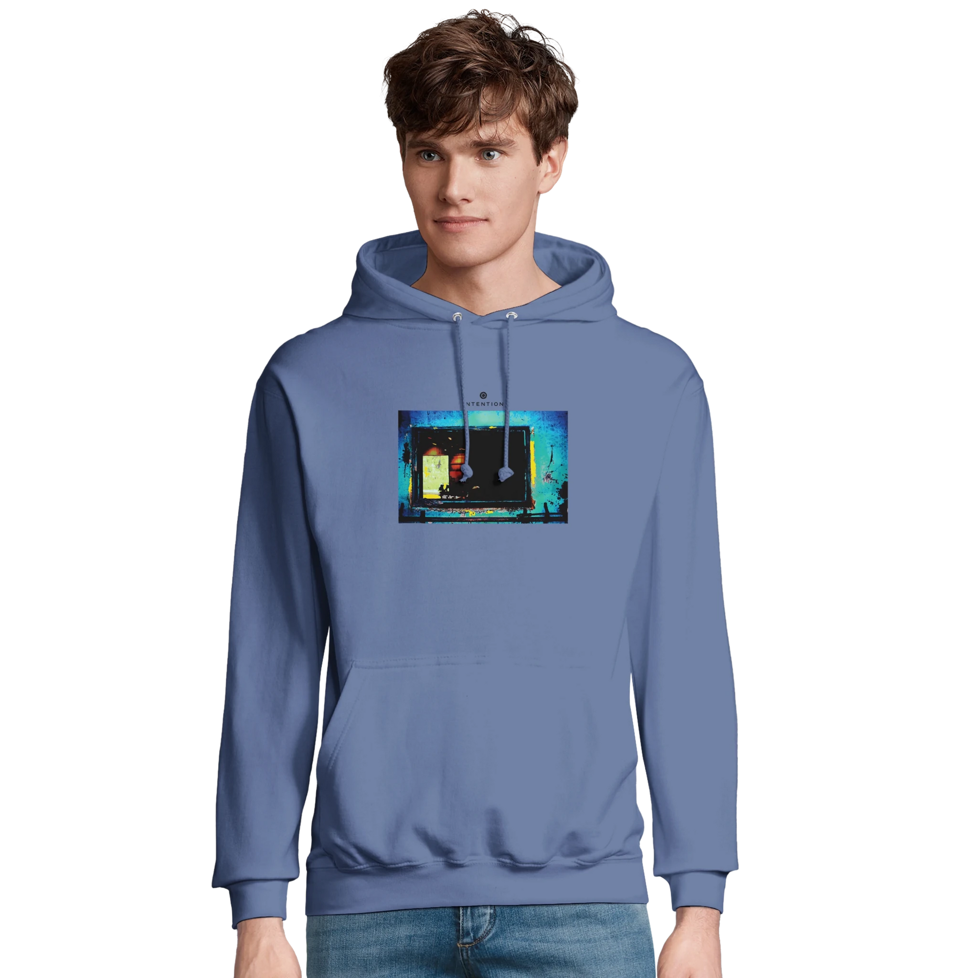 Marvelous - "Web of Colors" Hoodie Blue XS 3