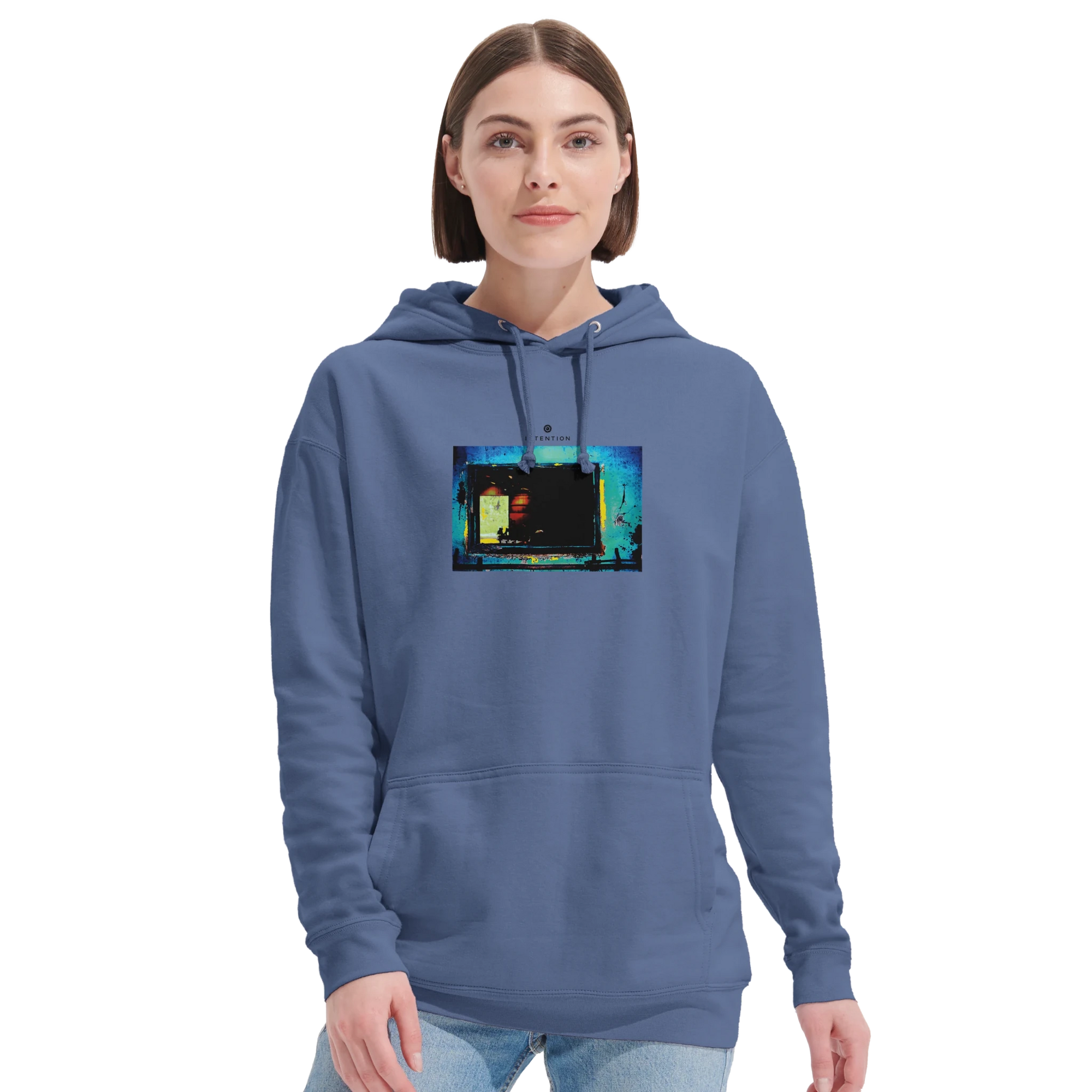 Marvelous - "Web of Colors" Hoodie Blue XS 5
