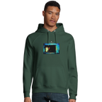 Marvelous - "Web of Colors" Hoodie Bottle Green XS 3