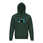 Marvelous - "Web of Colors" Hoodie Bottle Green XS 1