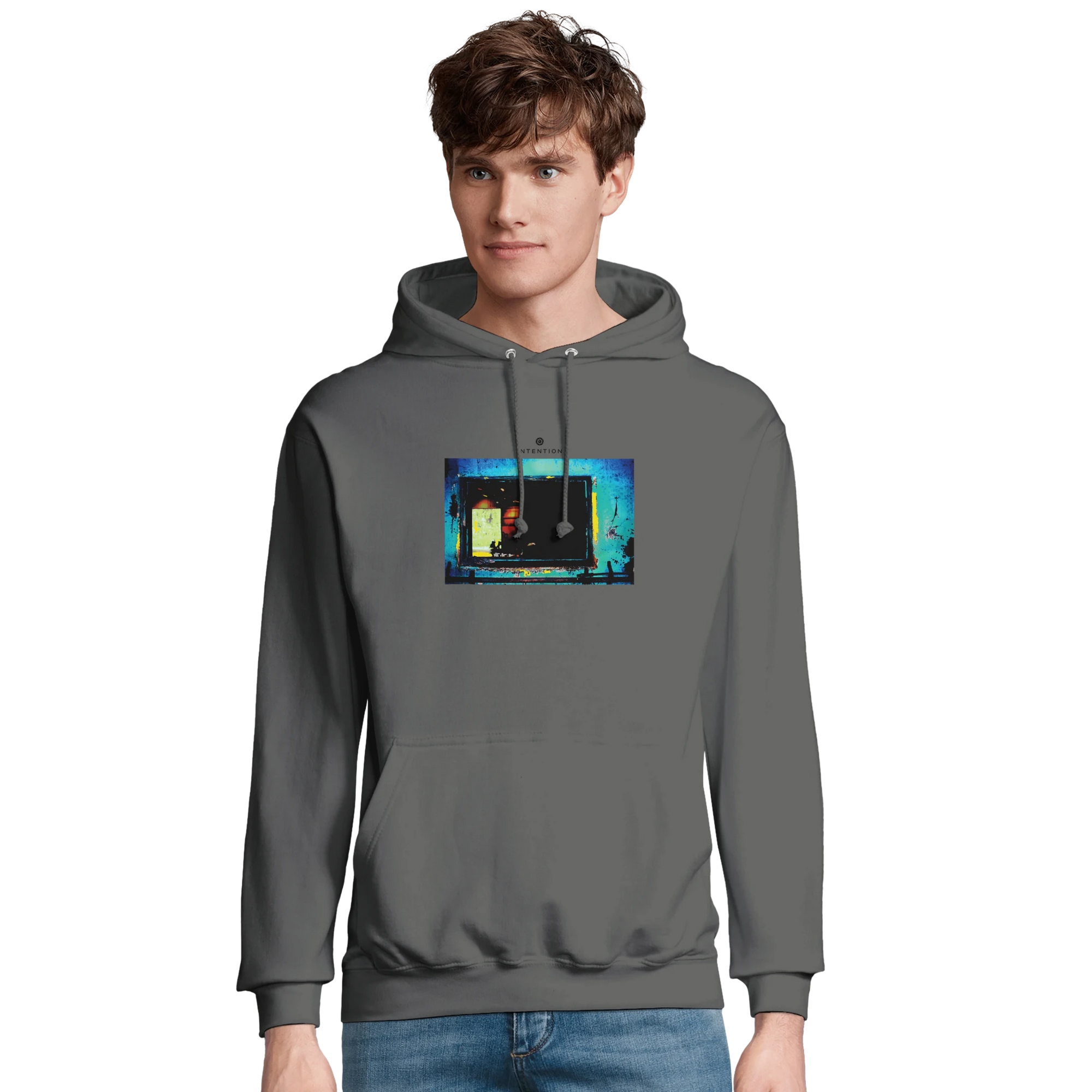 Marvelous - "Web of Colors" Hoodie charcoal melange XS 3