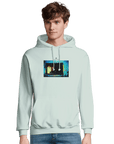 Marvelous - "Web of Colors" Hoodie creamy green XS 3