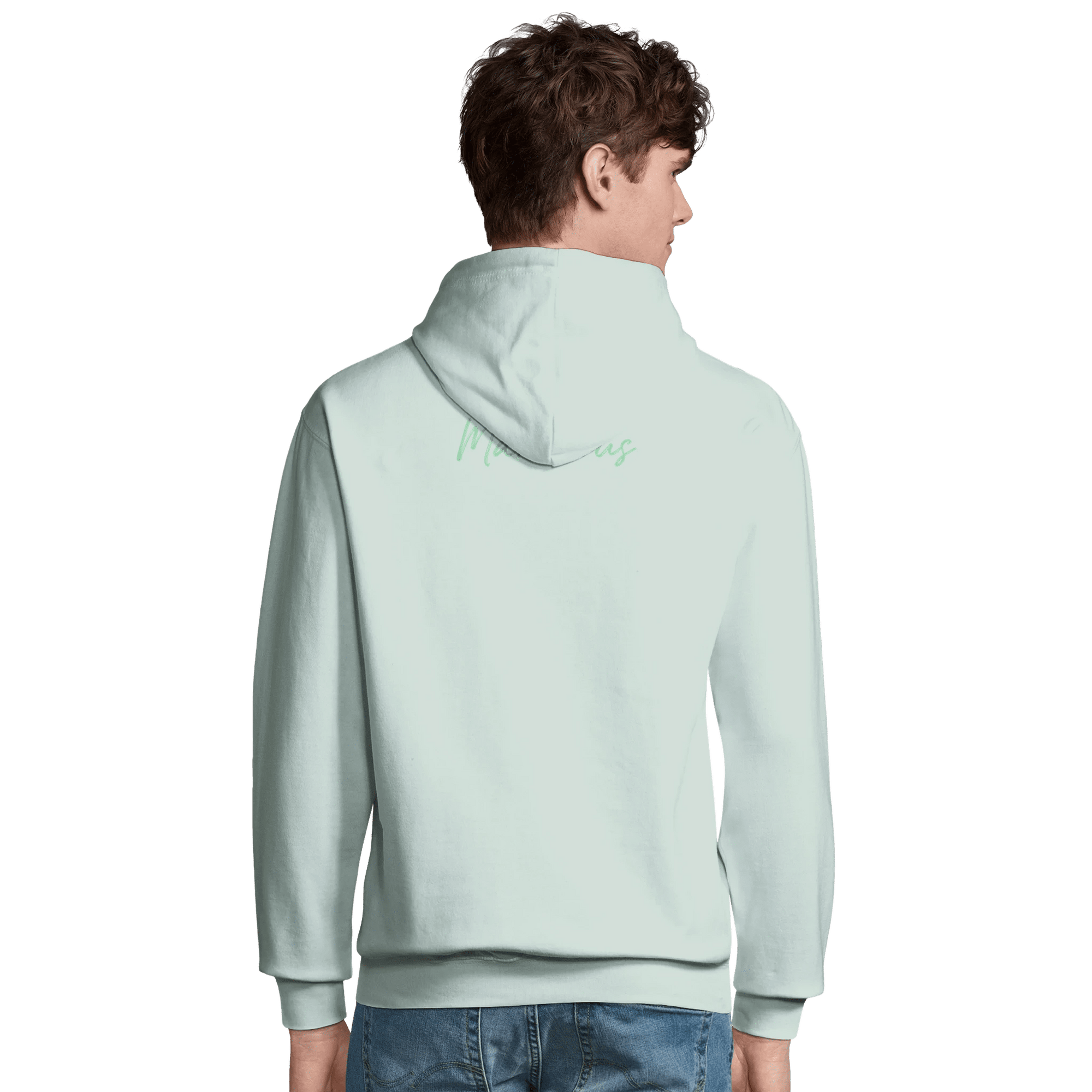 Marvelous - "Web of Colors" Hoodie creamy green XS 4