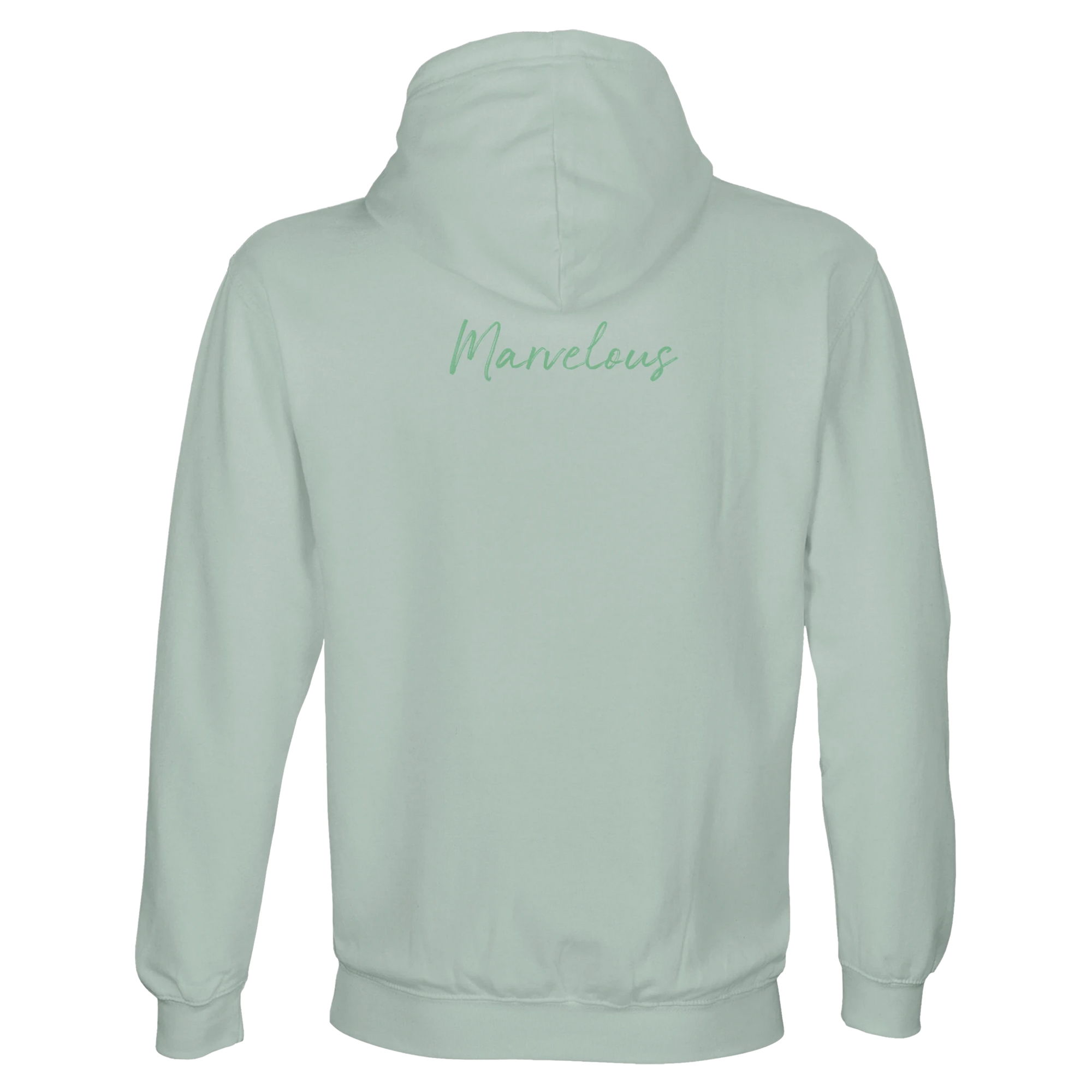 Marvelous - "Web of Colors" Hoodie creamy green XS 2
