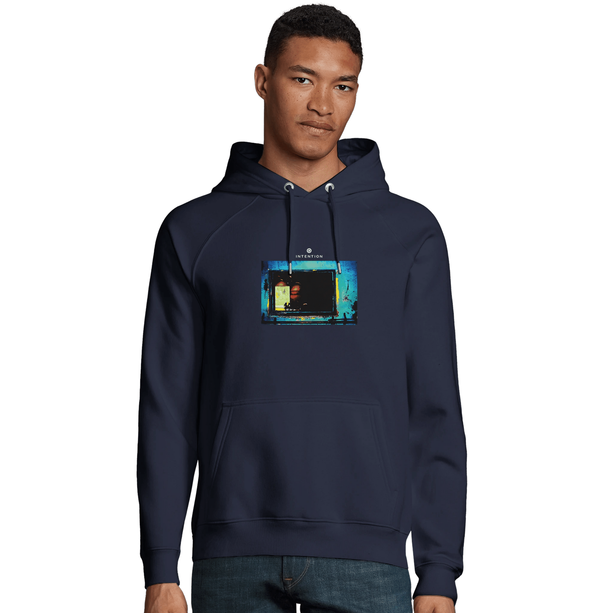 Marvelous - "Web of Colors" Hoodie French Navy XS 3