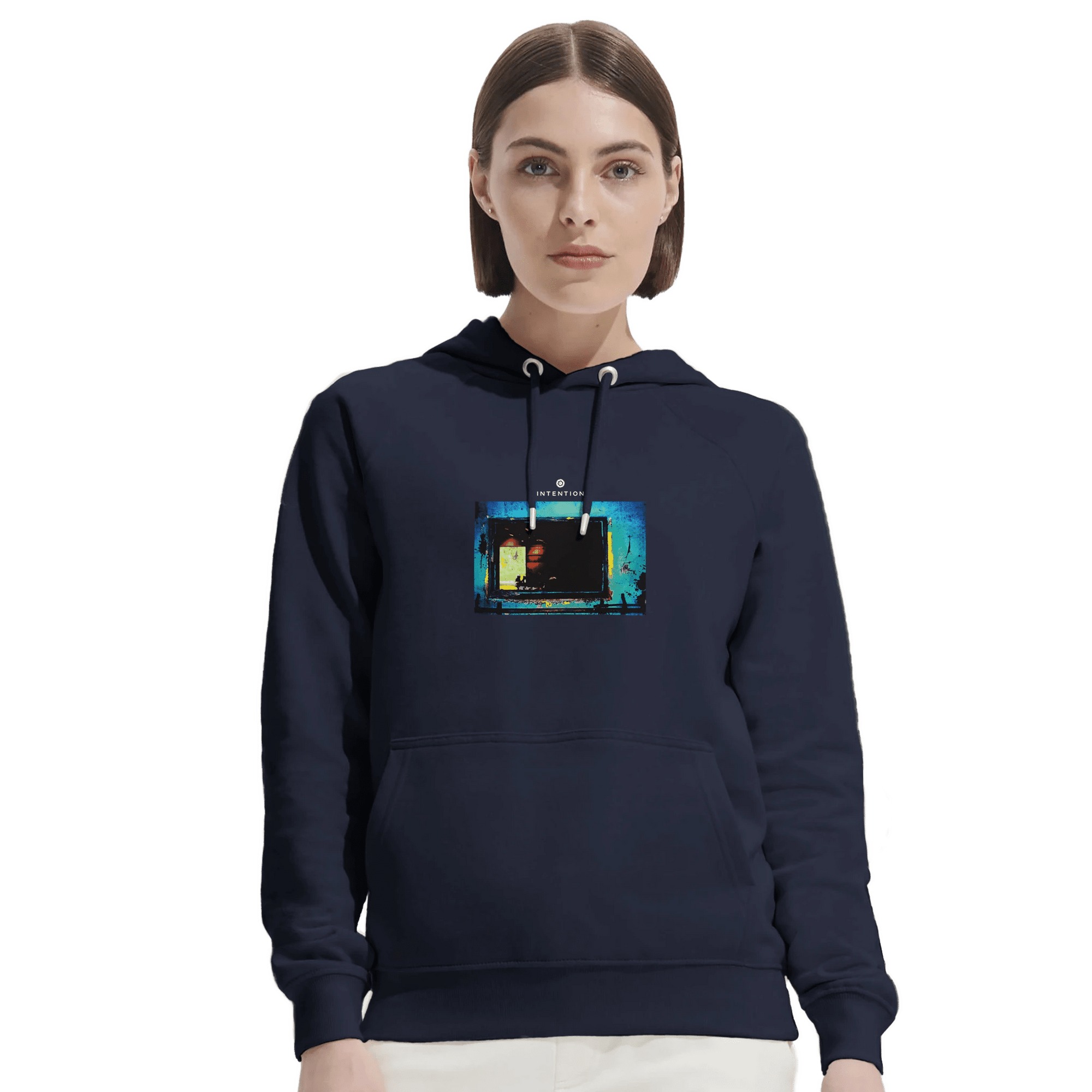 Marvelous - "Web of Colors" Hoodie French Navy XS 5
