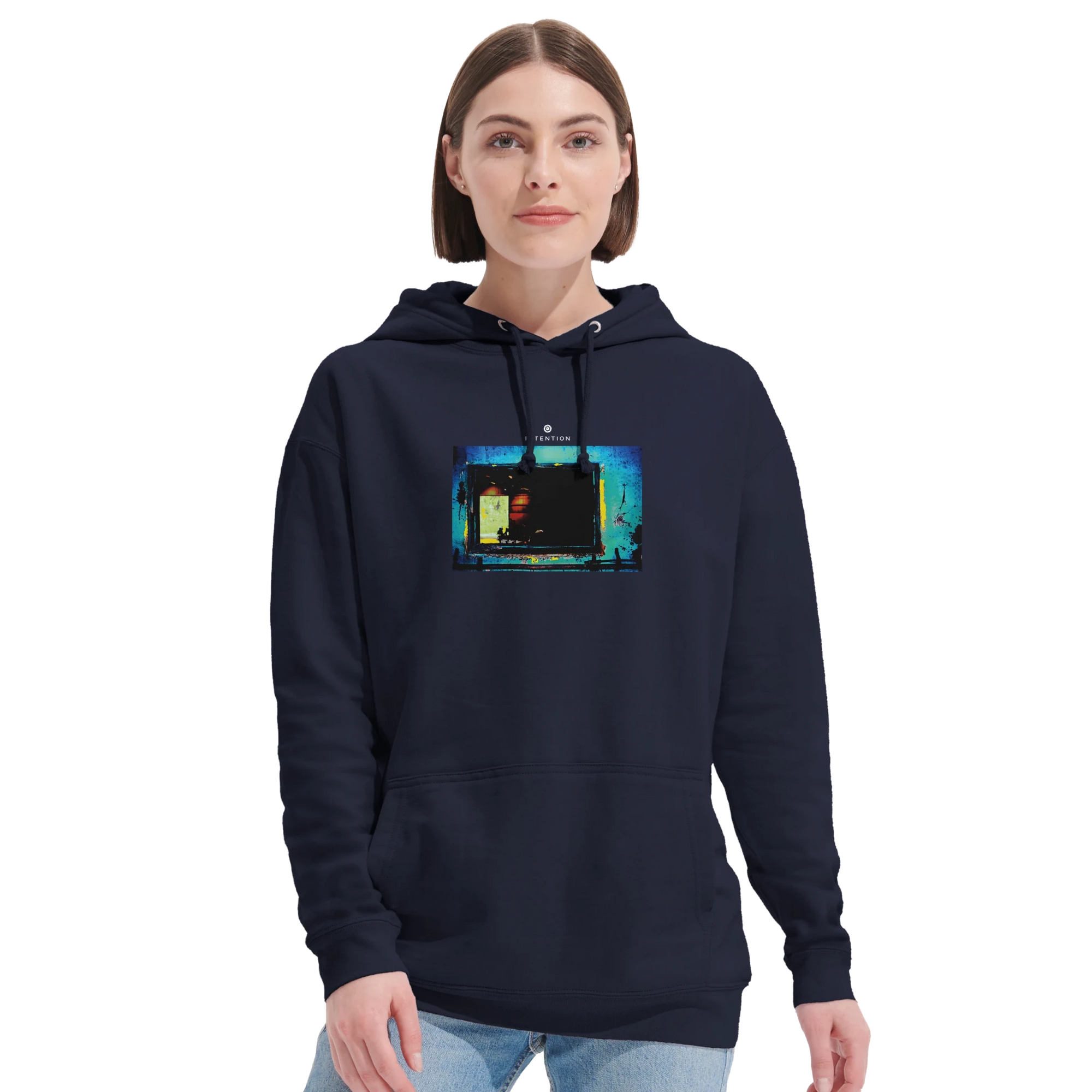 Marvelous - "Web of Colors" Hoodie French Navy XS 5