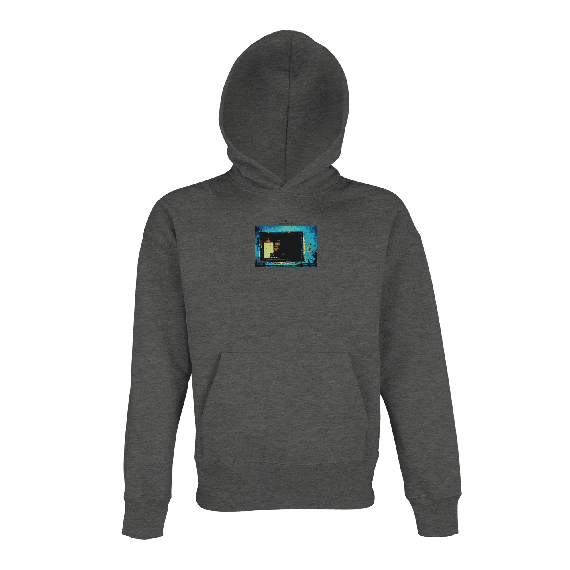 Marvelous  Hoodie  "Web of Colors"Grey Melange 4