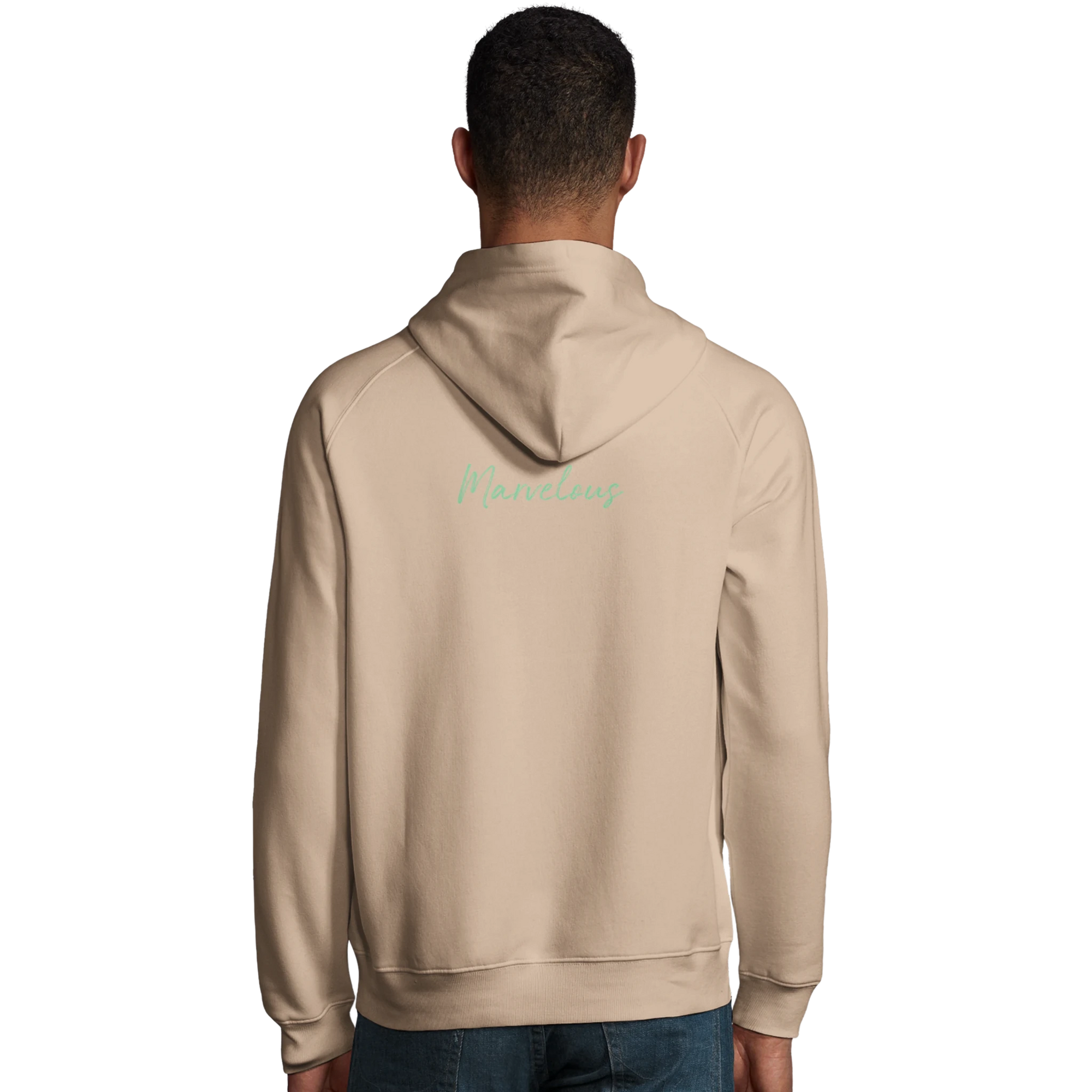 Marvelous - "Web of Colors" Hoodie Khaki XS 4