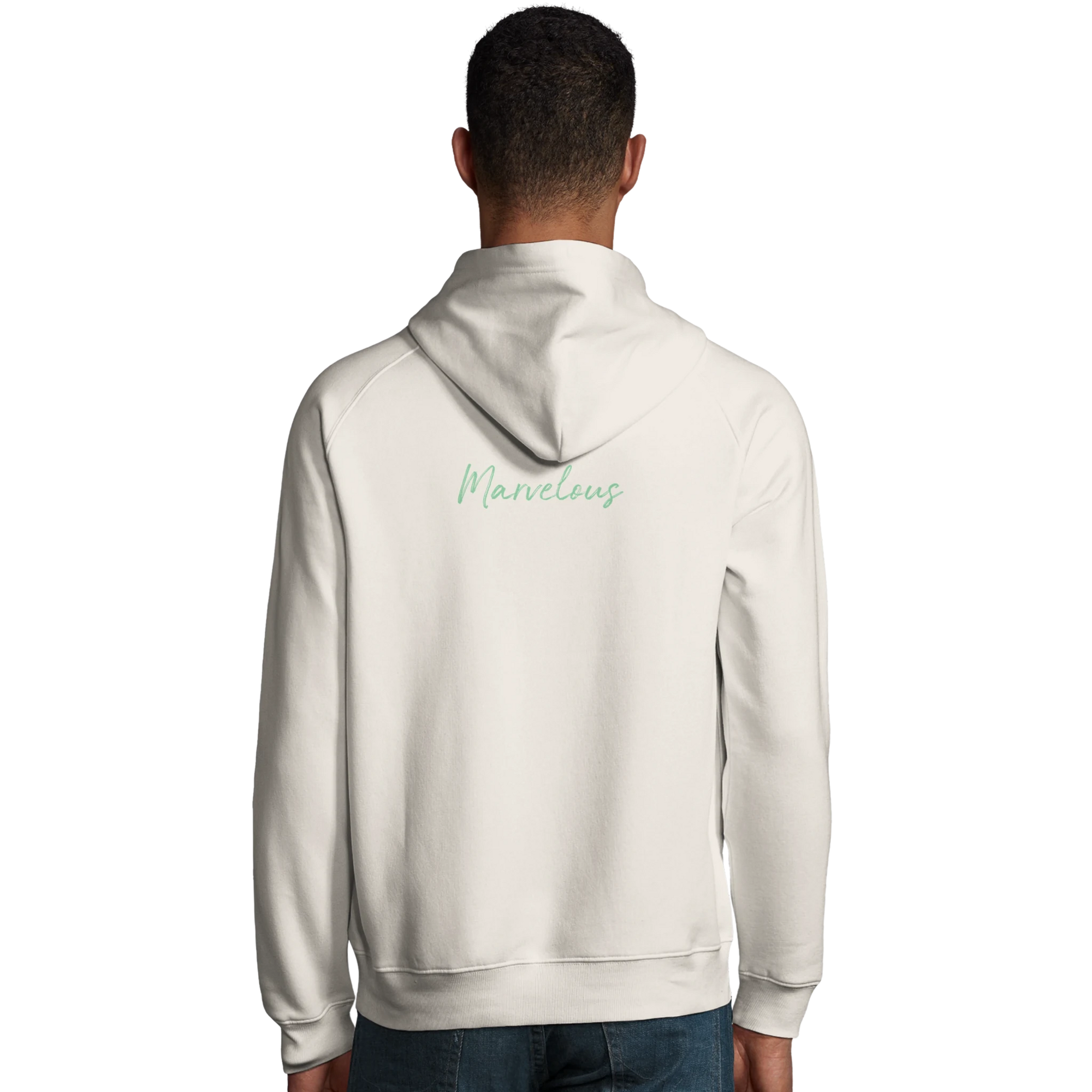 Marvelous - "Web of Colors" Hoodie Off White XS 4