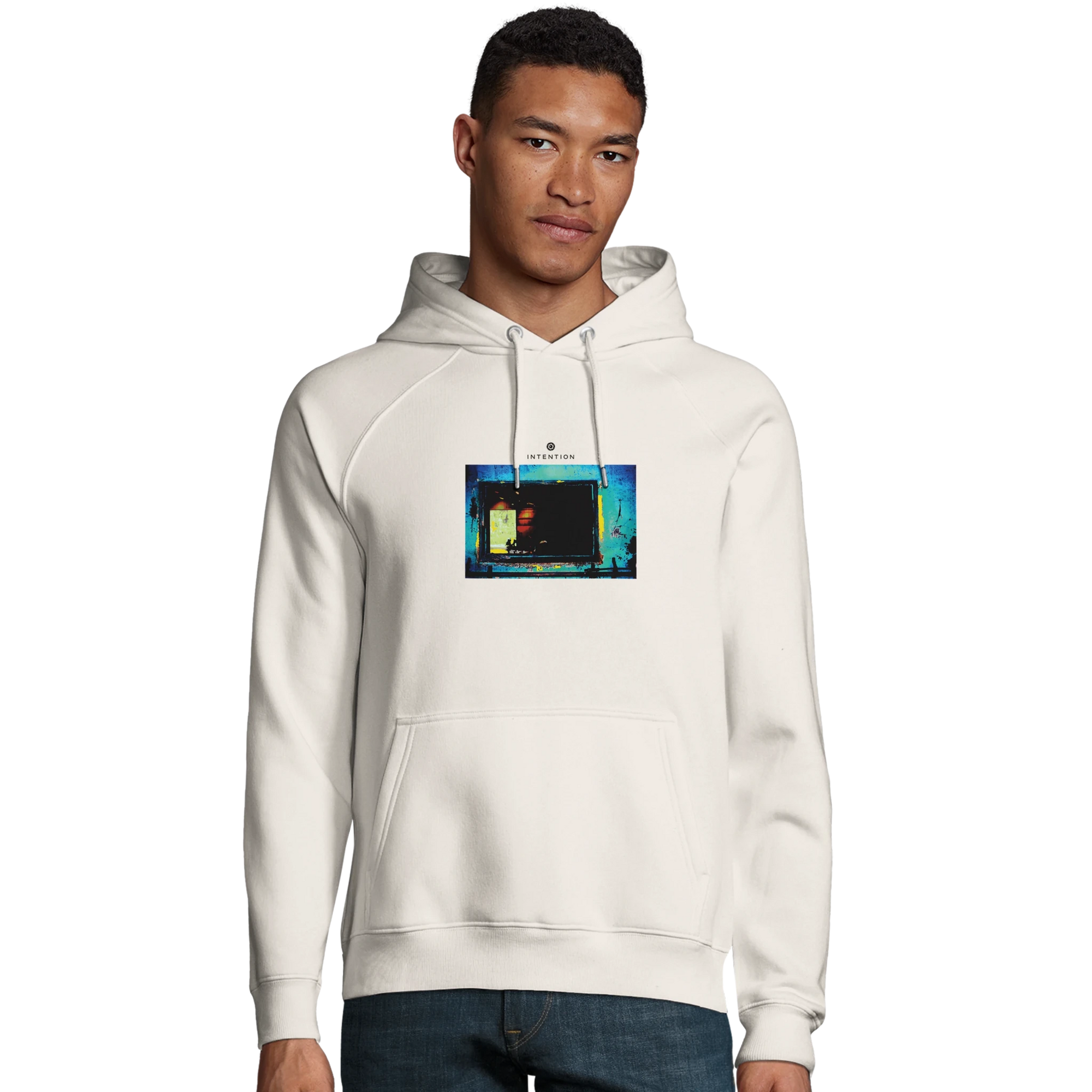 Marvelous - "Web of Colors" Hoodie Off White XS 3