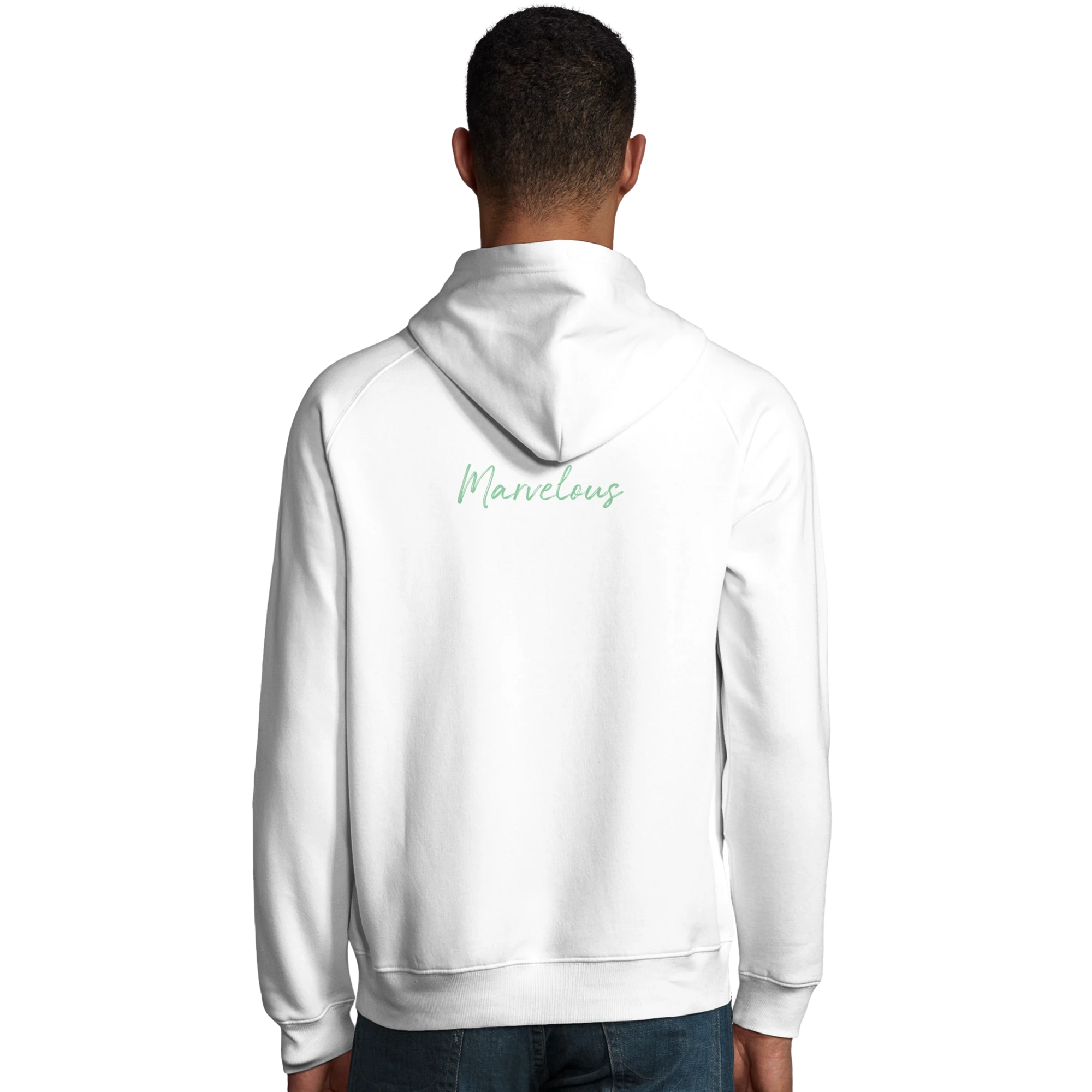 Marvelous - "Web of Colors" Hoodie White XS 4