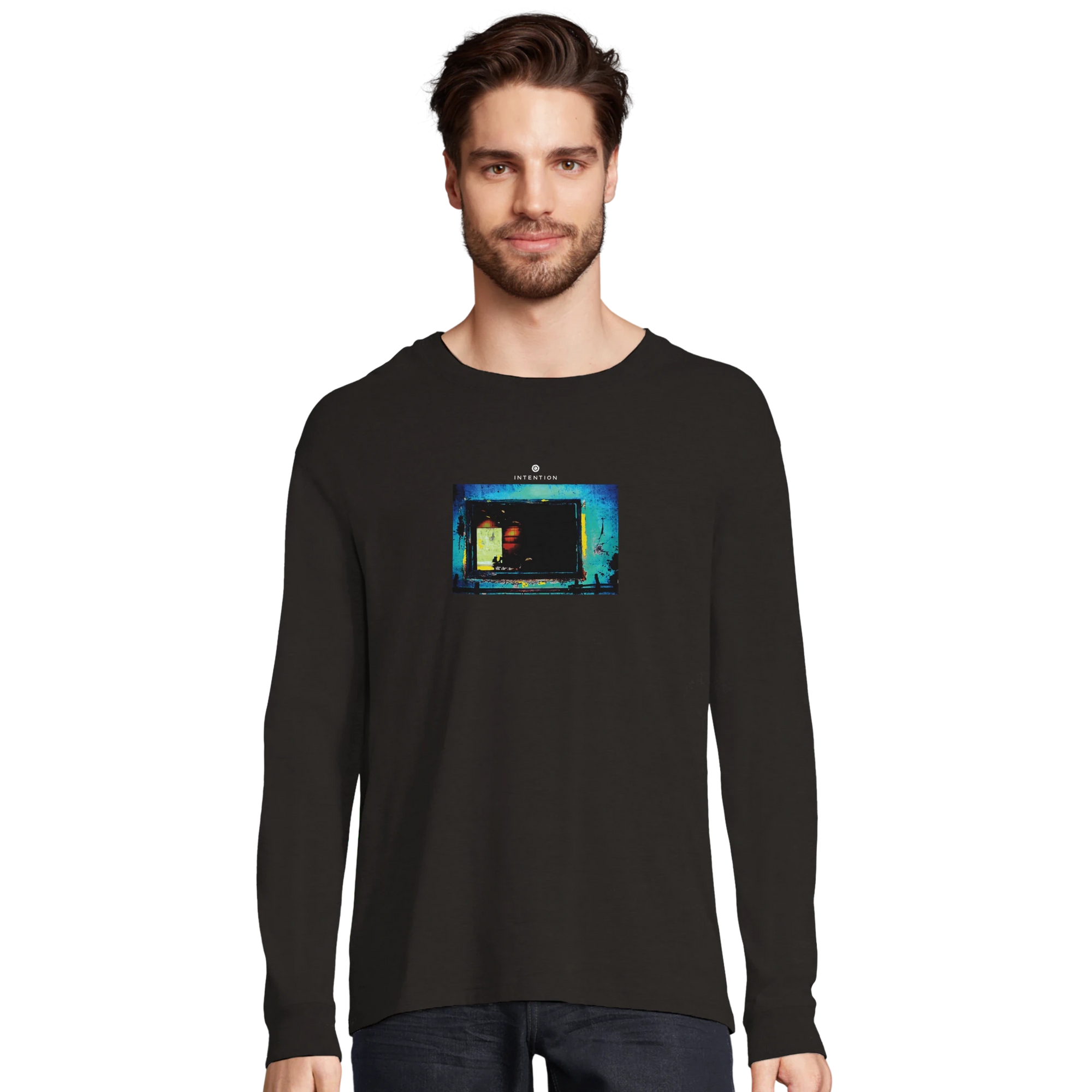 Marvelous - "Web of Colors" Long sleeve Deep Black XS 3