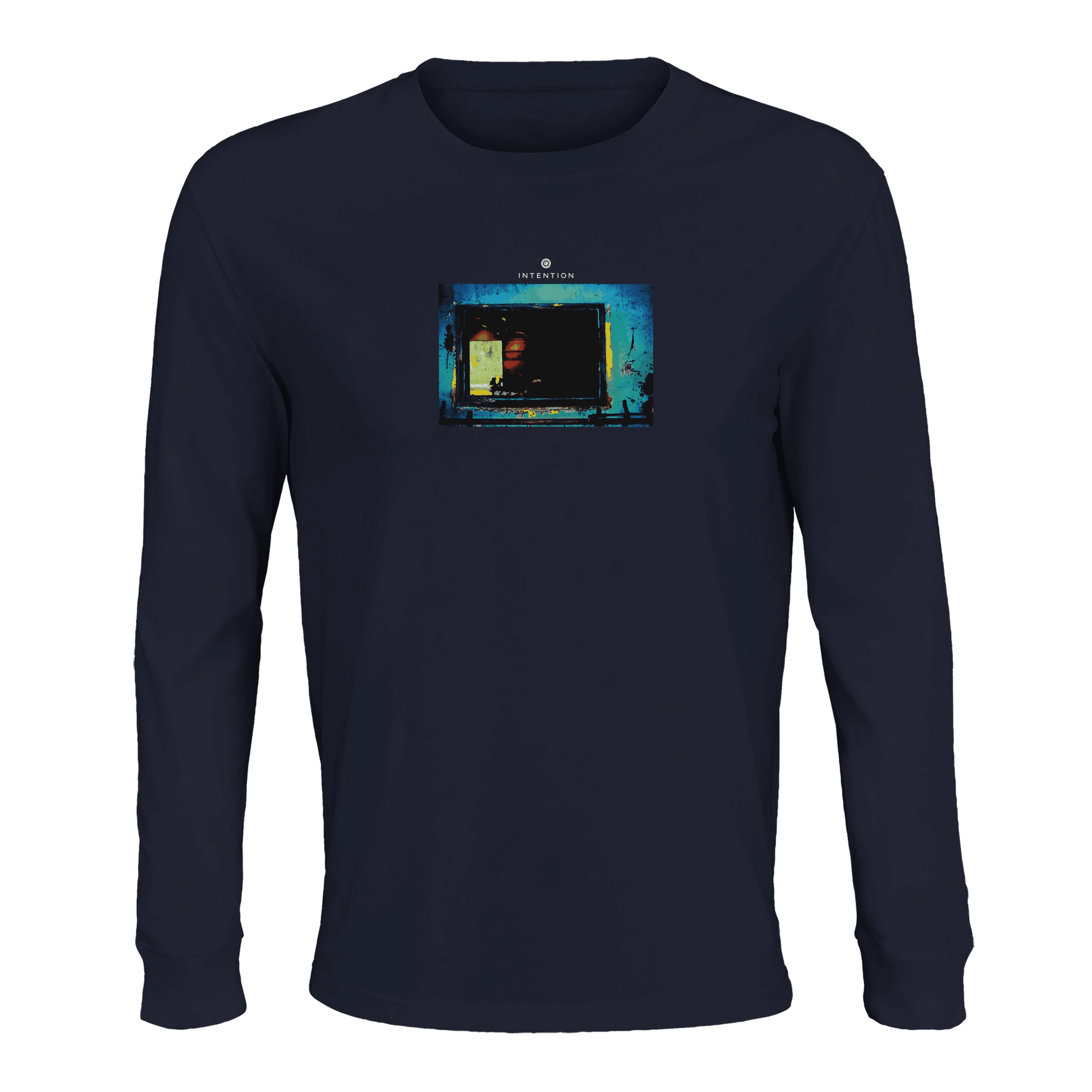 Marvelous - "Web of Colors" Long sleeve French Navy XS 2
