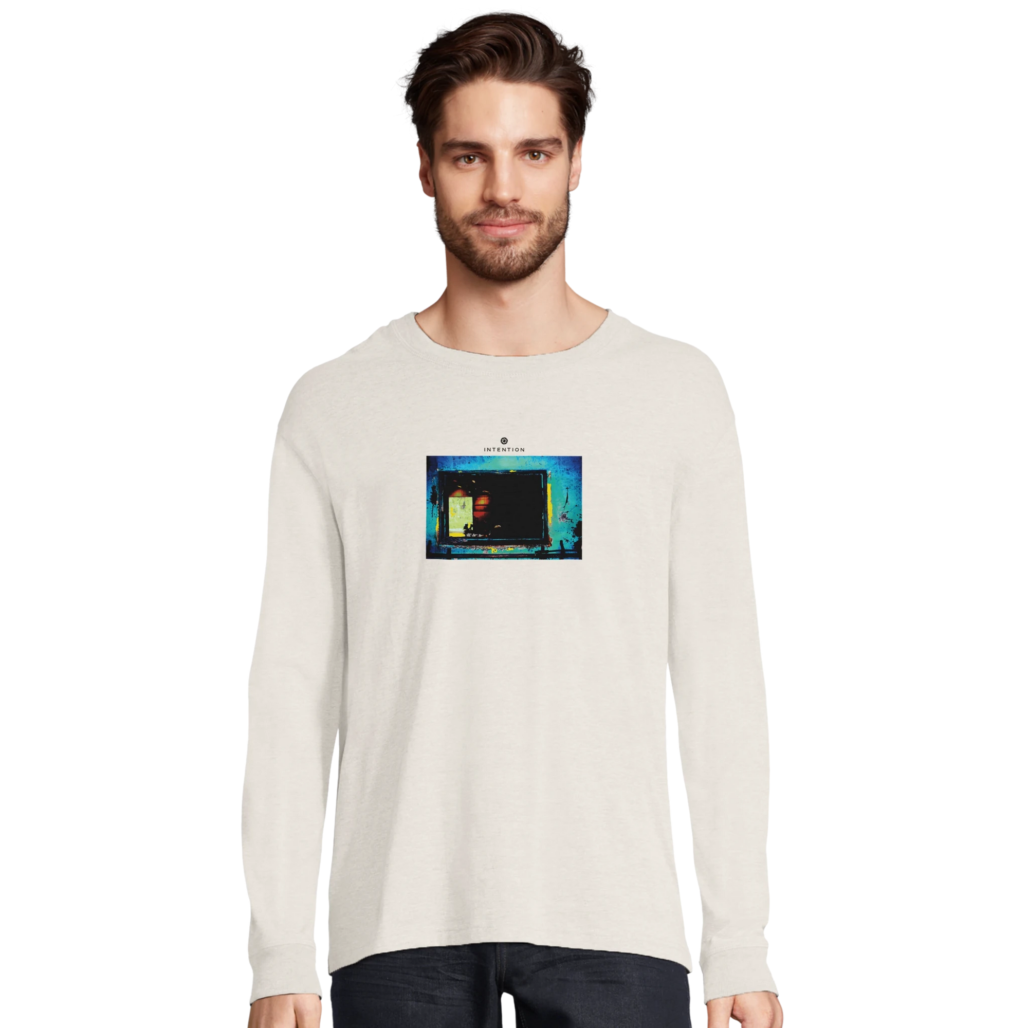 Marvelous - "Web of Colors" Long sleeve Off White XS 3