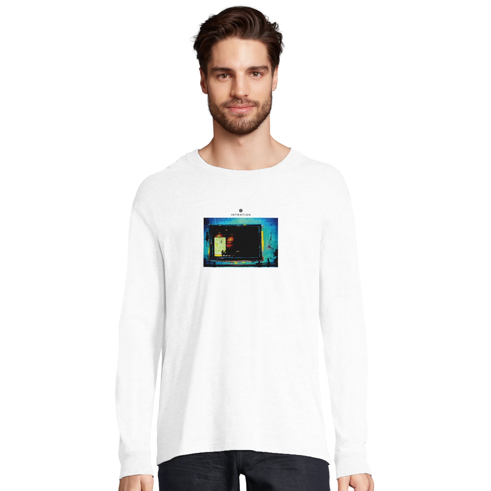 Marvelous - "Web of Colors" Long sleeve White XS 3