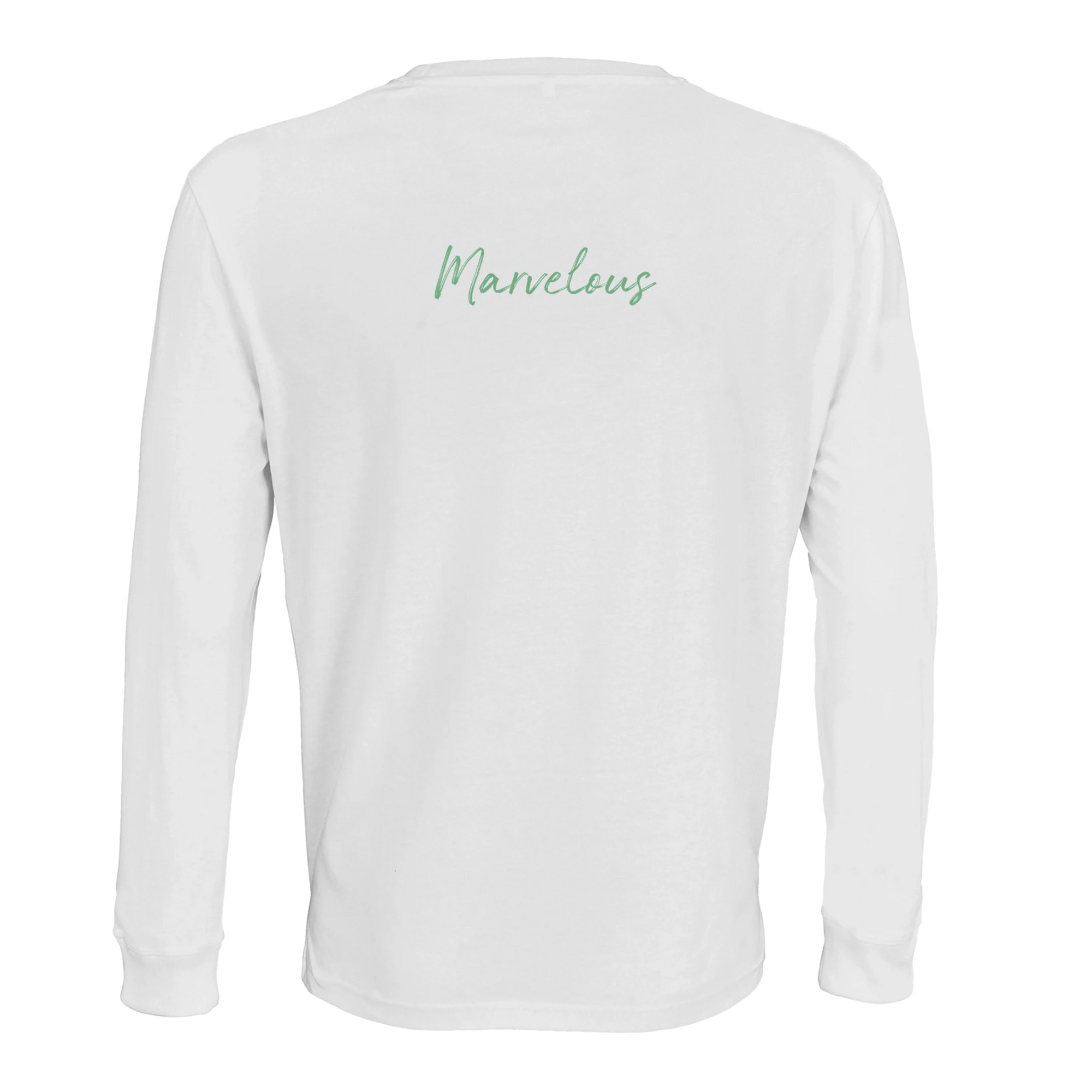 Marvelous - "Web of Colors" Long sleeve White XS 2