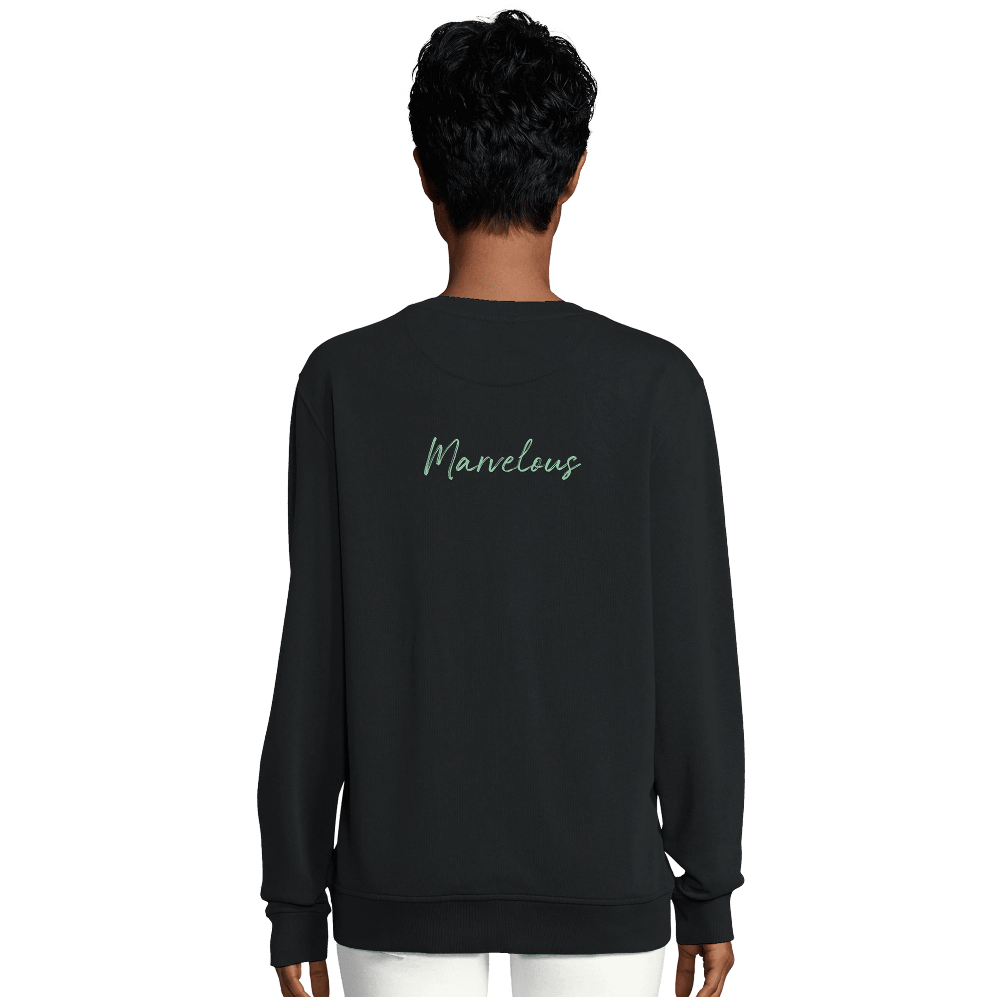 Marvelous - "Web of Colors" Sweatshirt Black XS 9