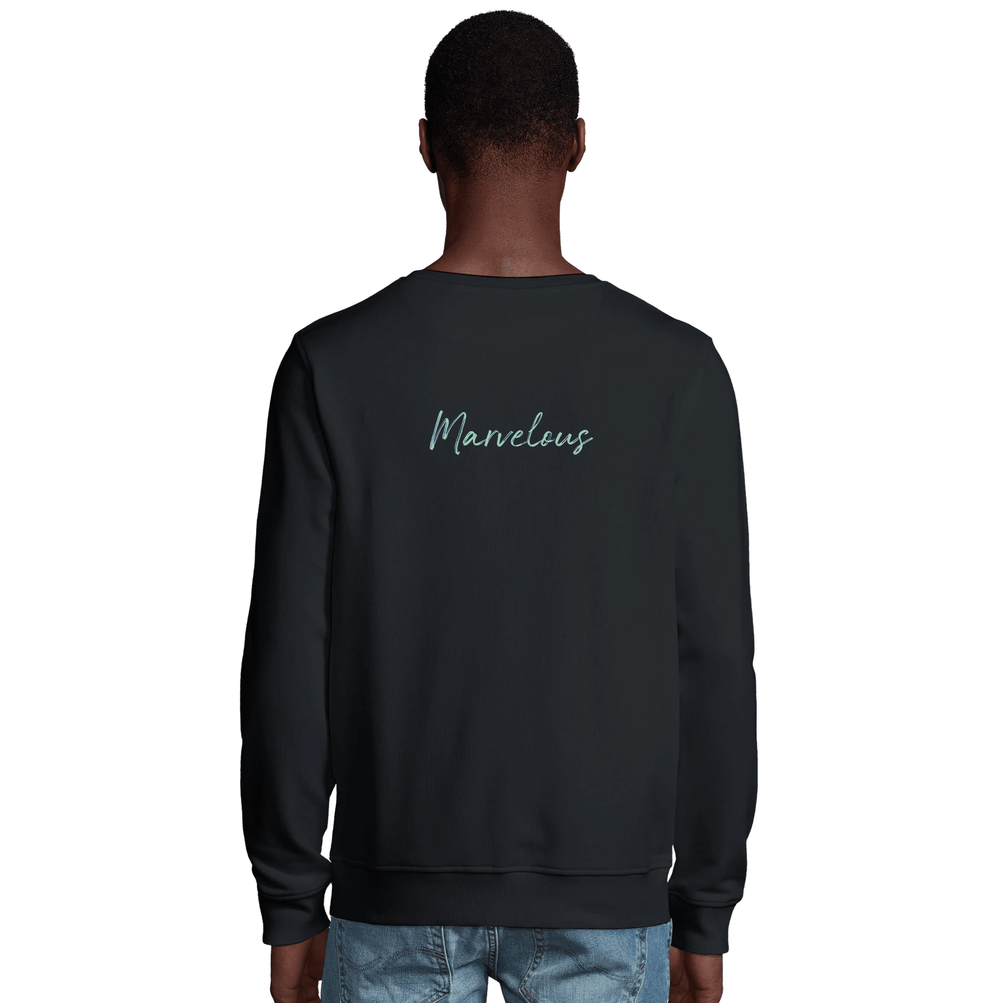 Marvelous - "Web of Colors" Sweatshirt Black XS 7