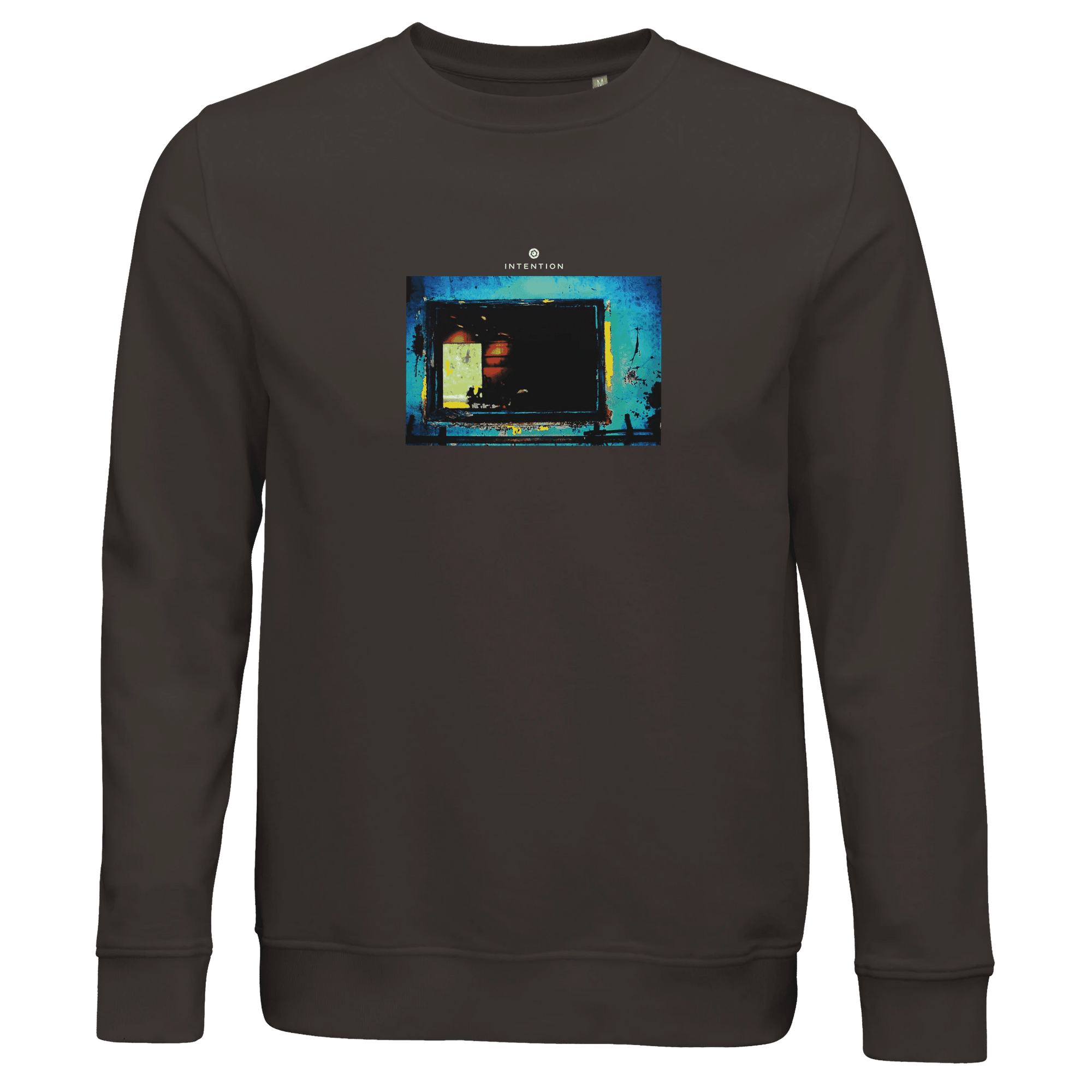 Marvelous - "Web of Colors" Sweatshirt deep charcoal grey XS 10