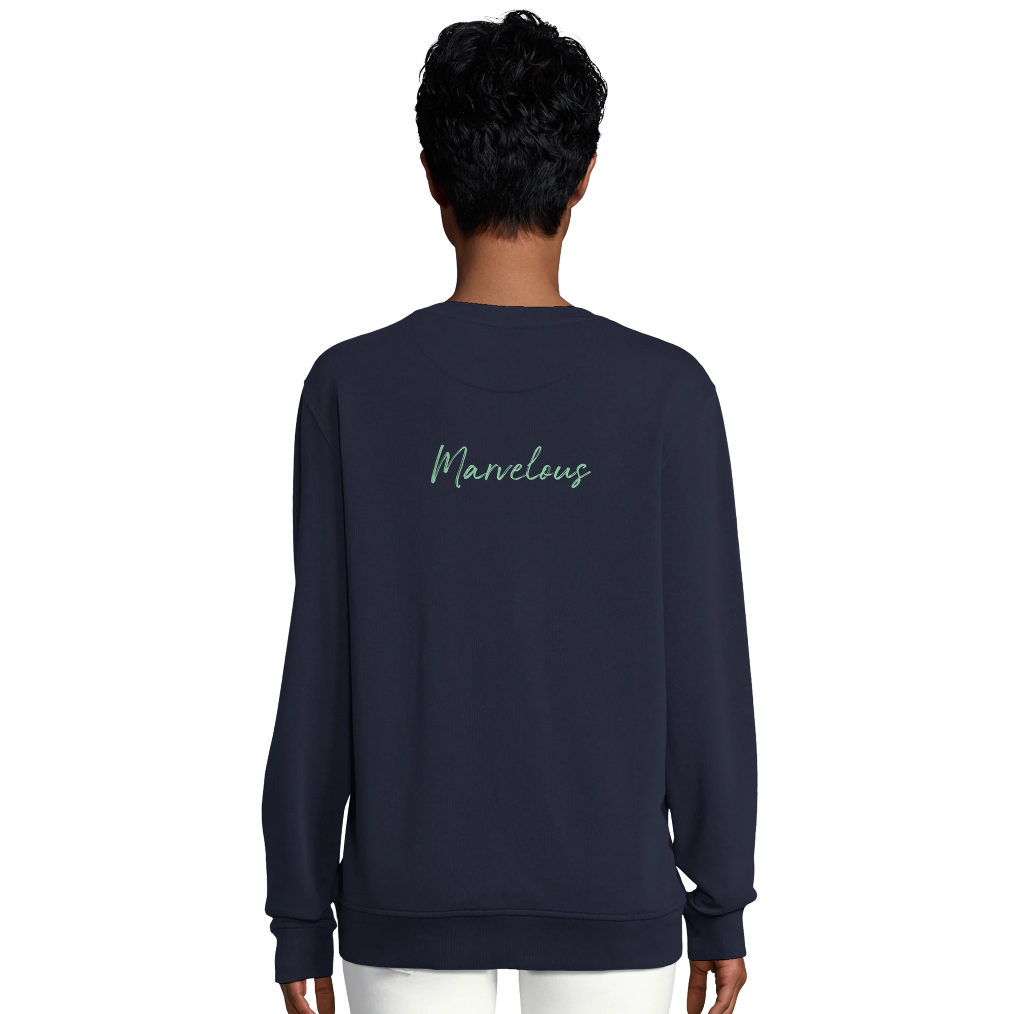 Marvelous - "Web of Colors" Sweatshirt French Navy XS 33