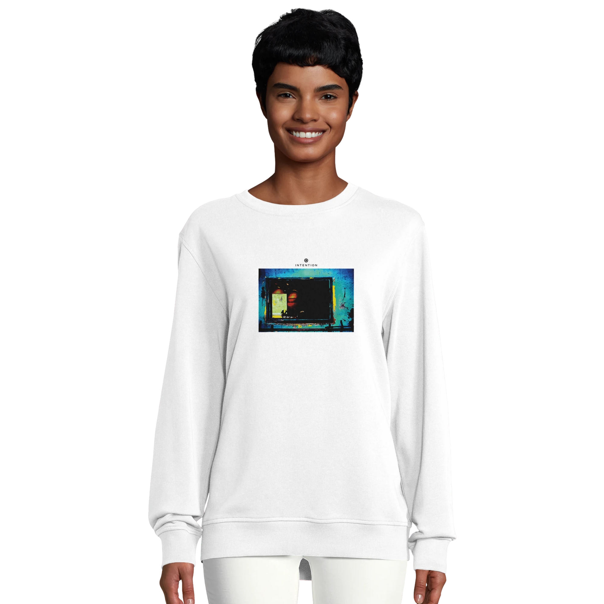 Marvelous - "Web of Colors" Sweatshirt White XS 26