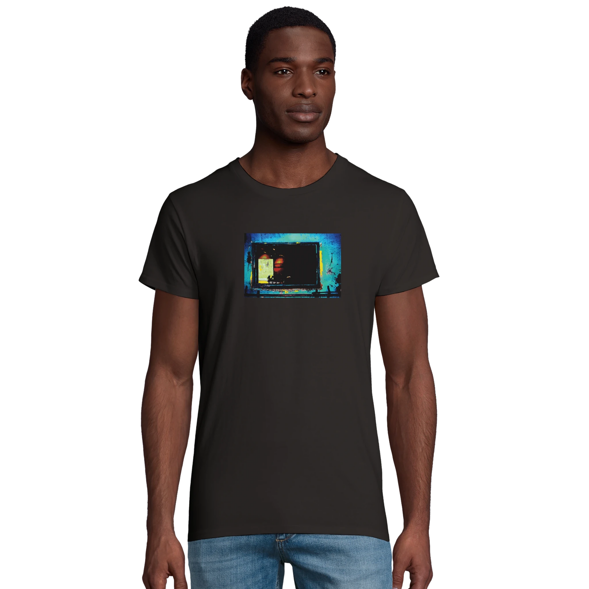Marvelous - "Web of Colors" T-shirt Deep Black XS 4