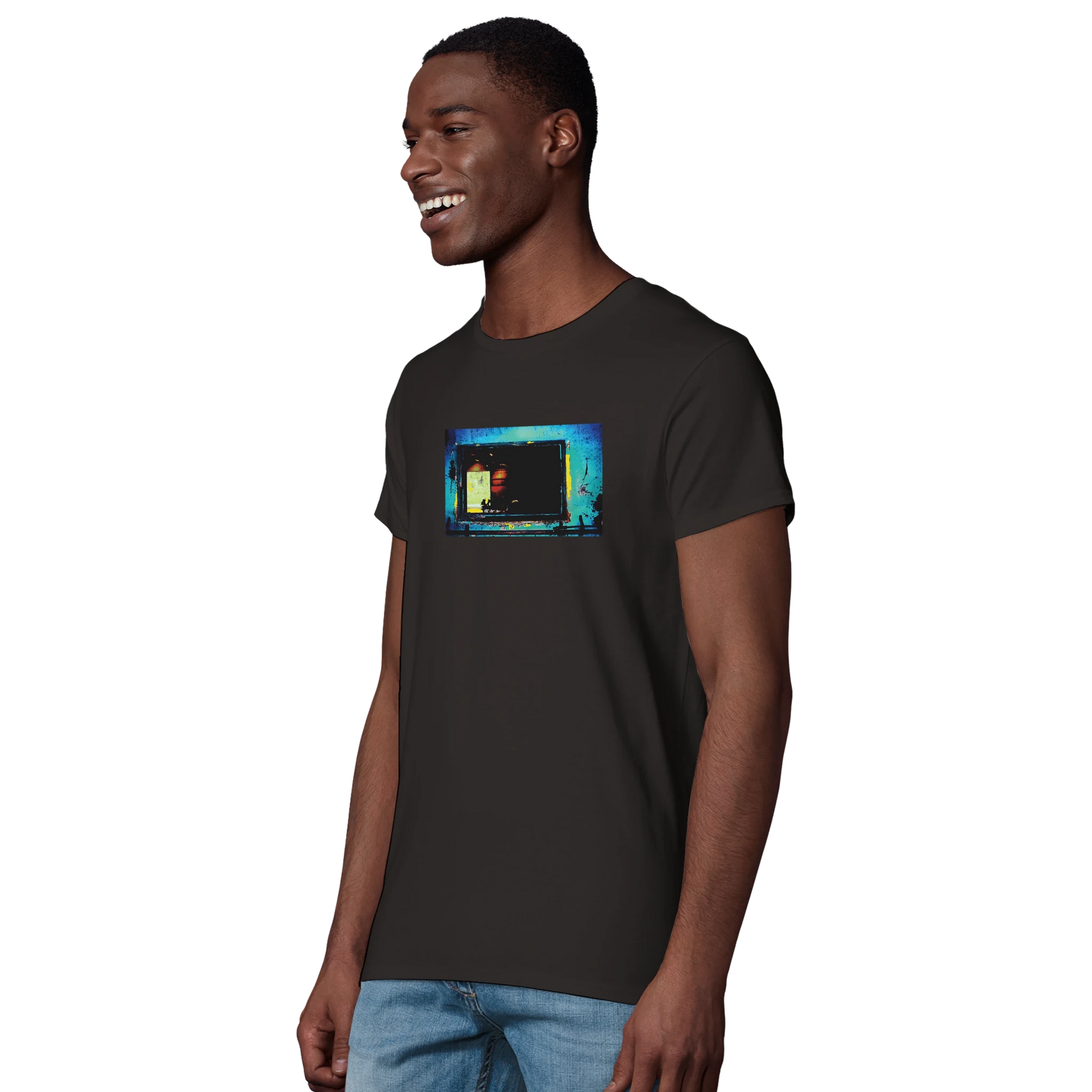 Marvelous - "Web of Colors" T-shirt Deep Black XS 6