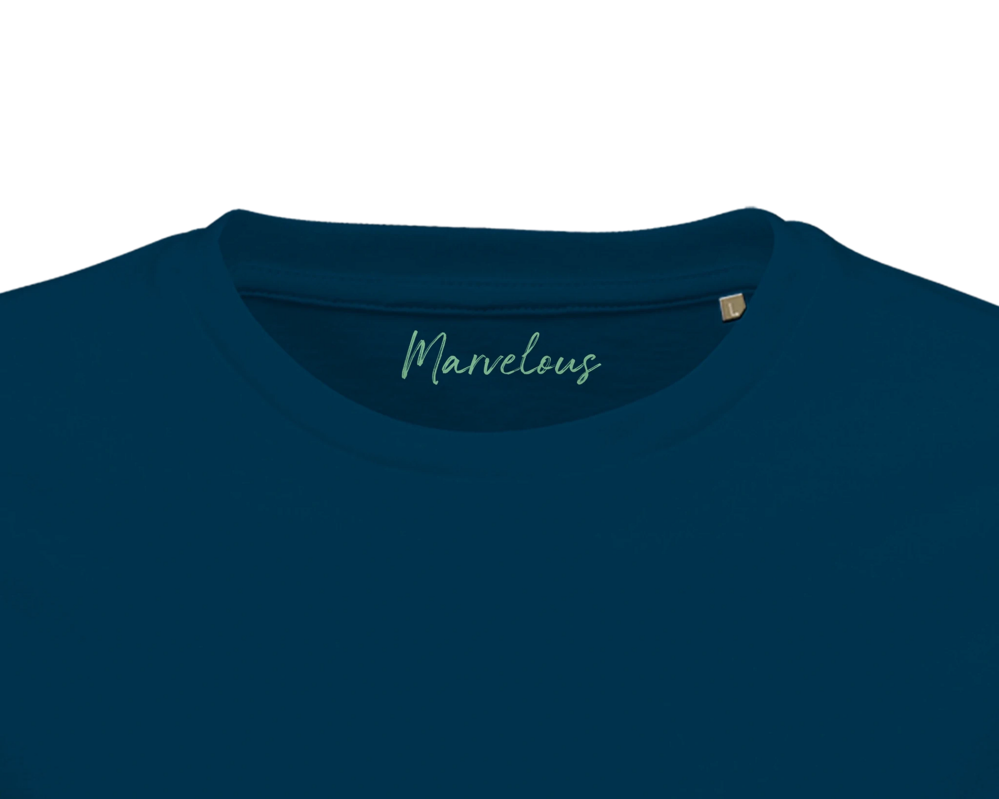 Marvelous - "Web of Colors" T-shirt denim XS 2