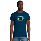 Marvelous - "Web of Colors" T-shirt denim XS 4