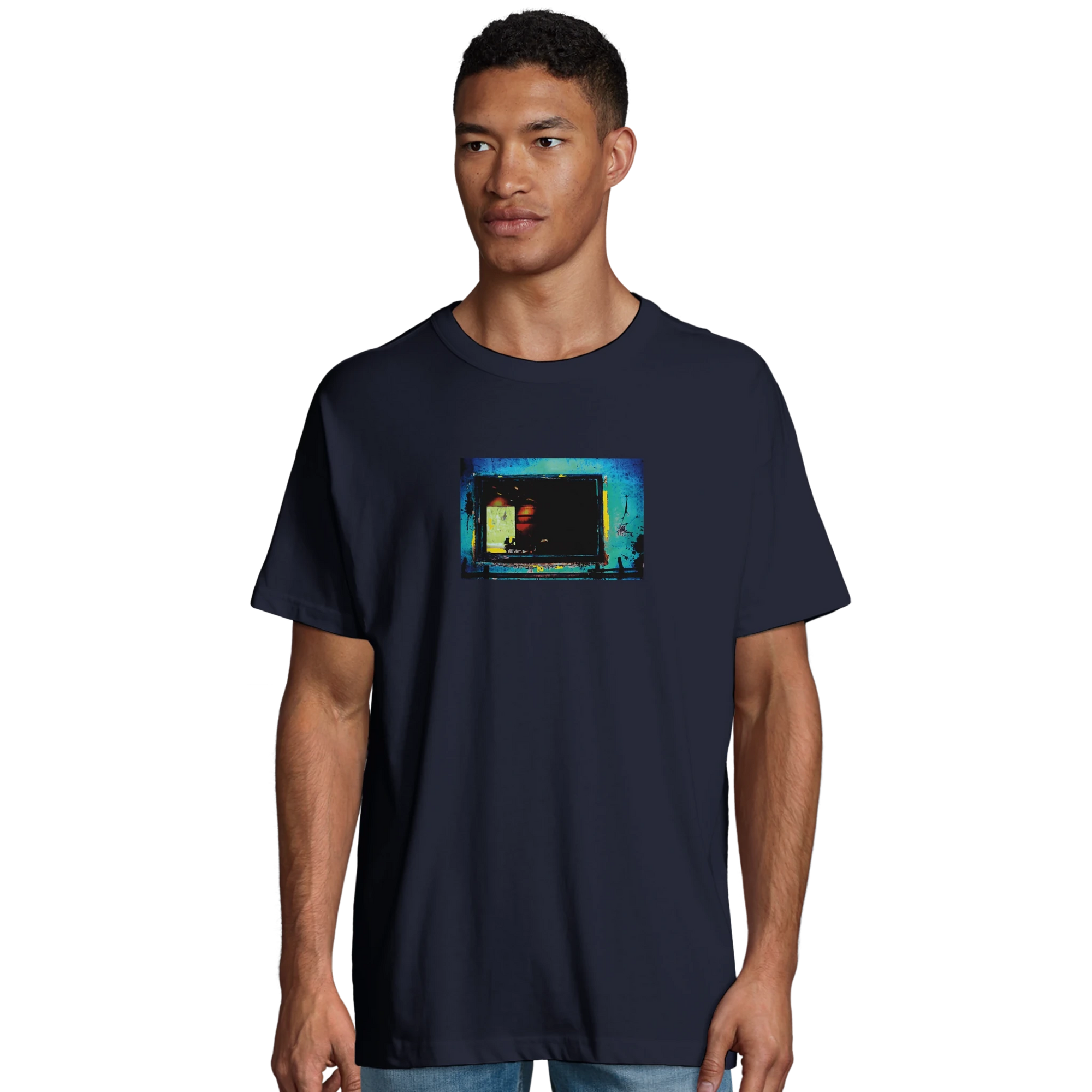 Marvelous - "Web of Colors" T-shirt French Navy S 17