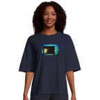 Marvelous - "Web of Colors" T-shirt French Navy XS 4
