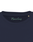Marvelous - "Web of Colors" T-shirt French Navy XS 2
