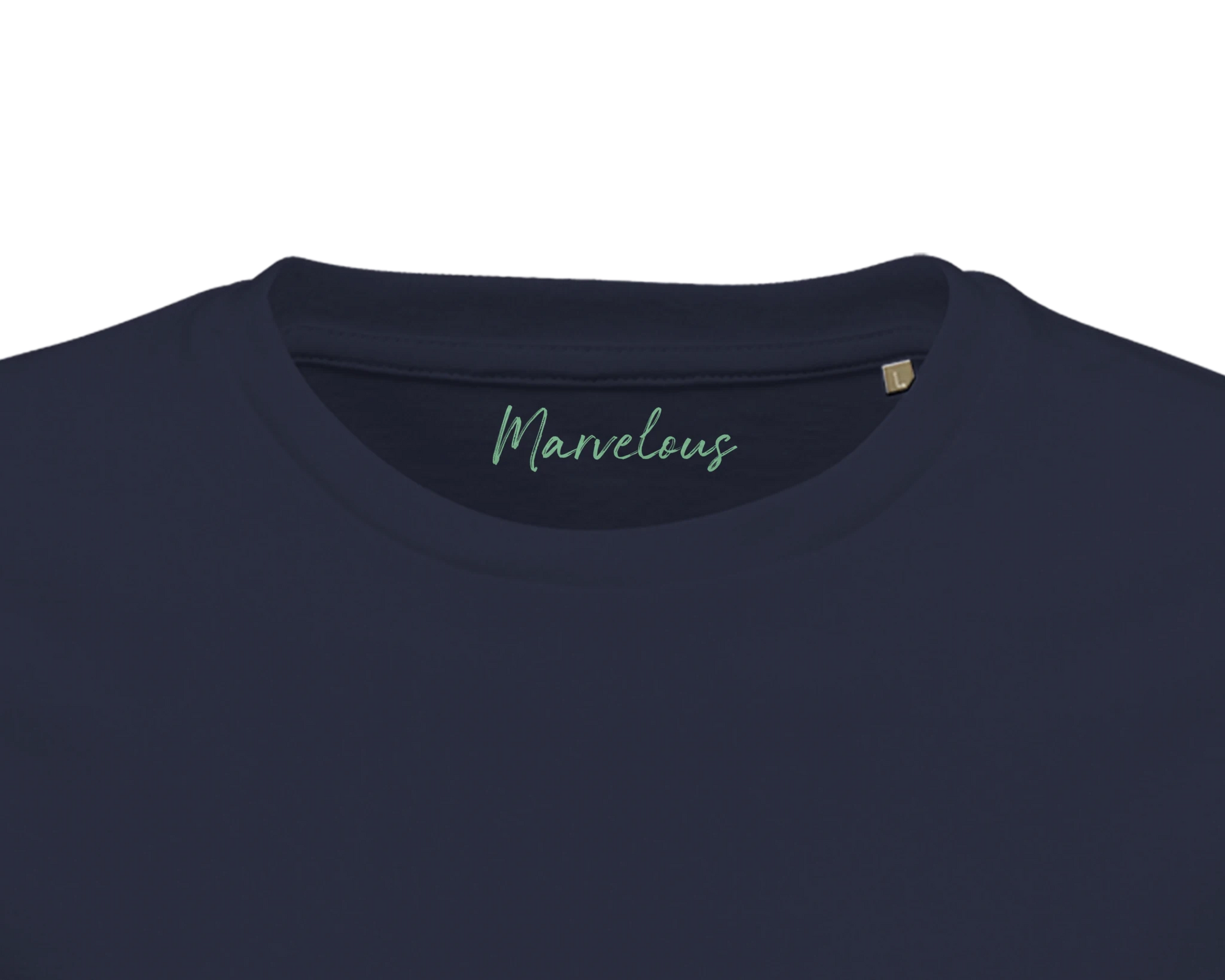 Marvelous - "Web of Colors" T-shirt French Navy XS 2