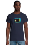 Marvelous - "Web of Colors" T-shirt French Navy XS 4