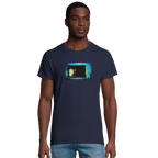 Marvelous - "Web of Colors" T-shirt French Navy XS 4